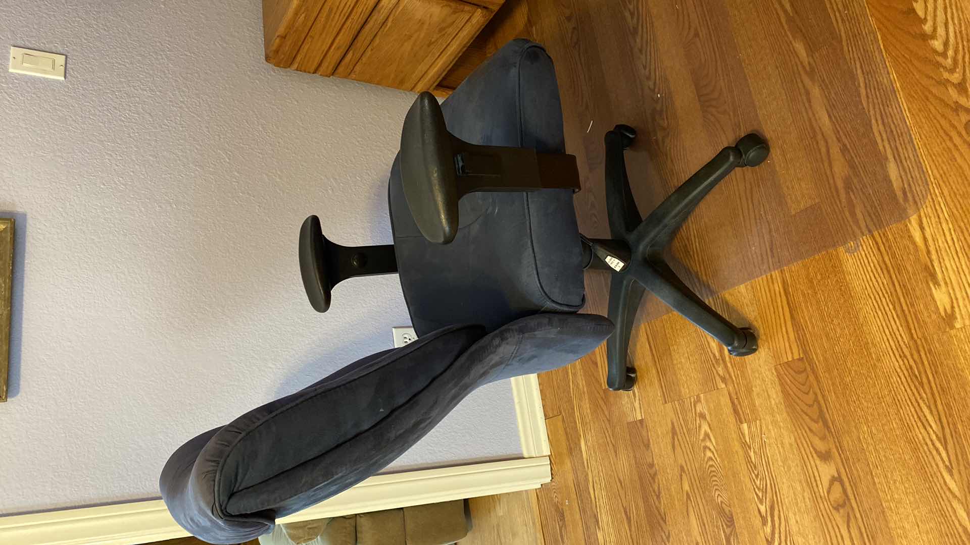 Photo 2 of NAVY BLUE ADJUSTABLE DESK CHAIR