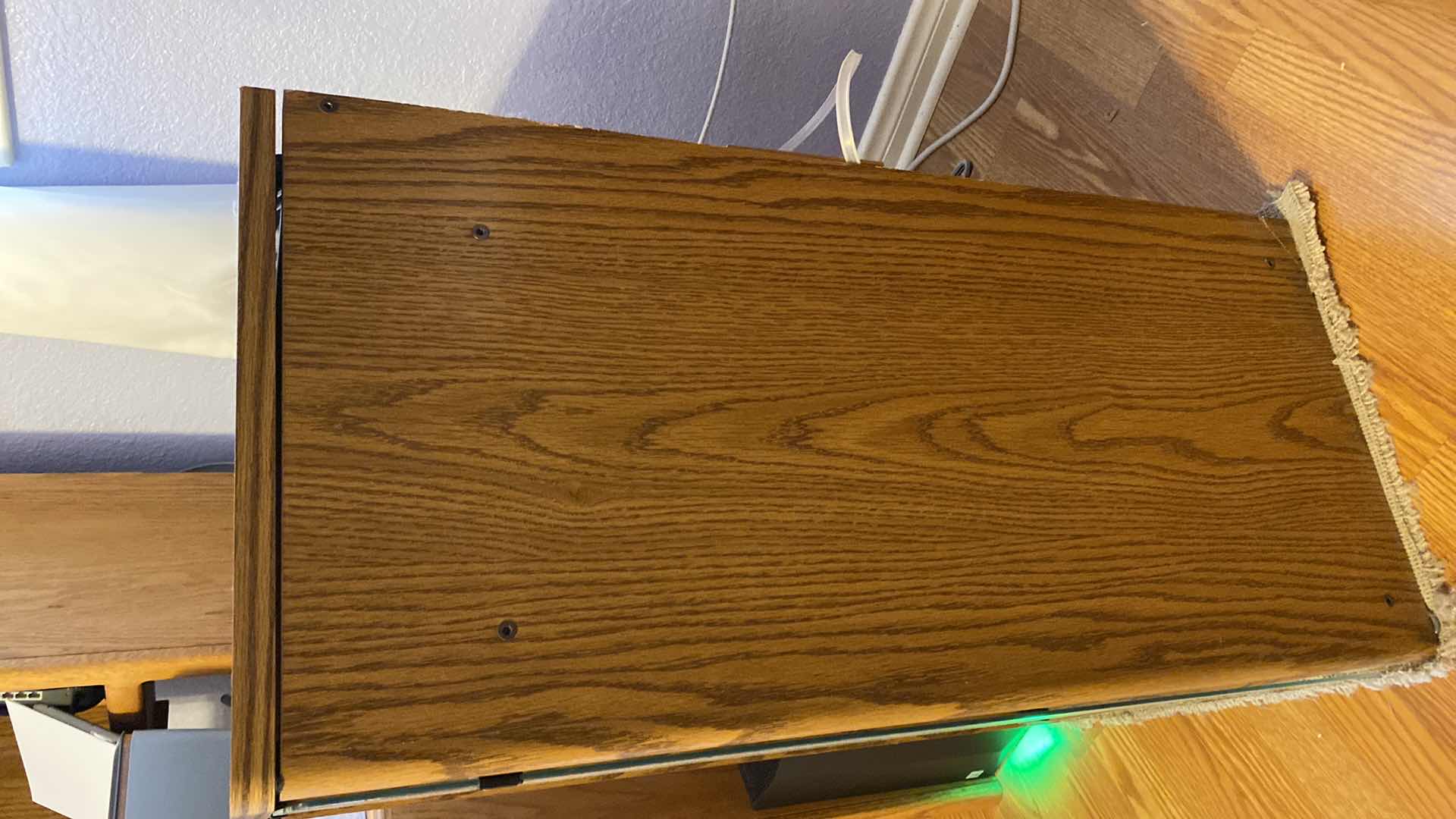 Photo 1 of SONY OAK COLOR COMPONENT CABINET 19” X 15.5” H35”