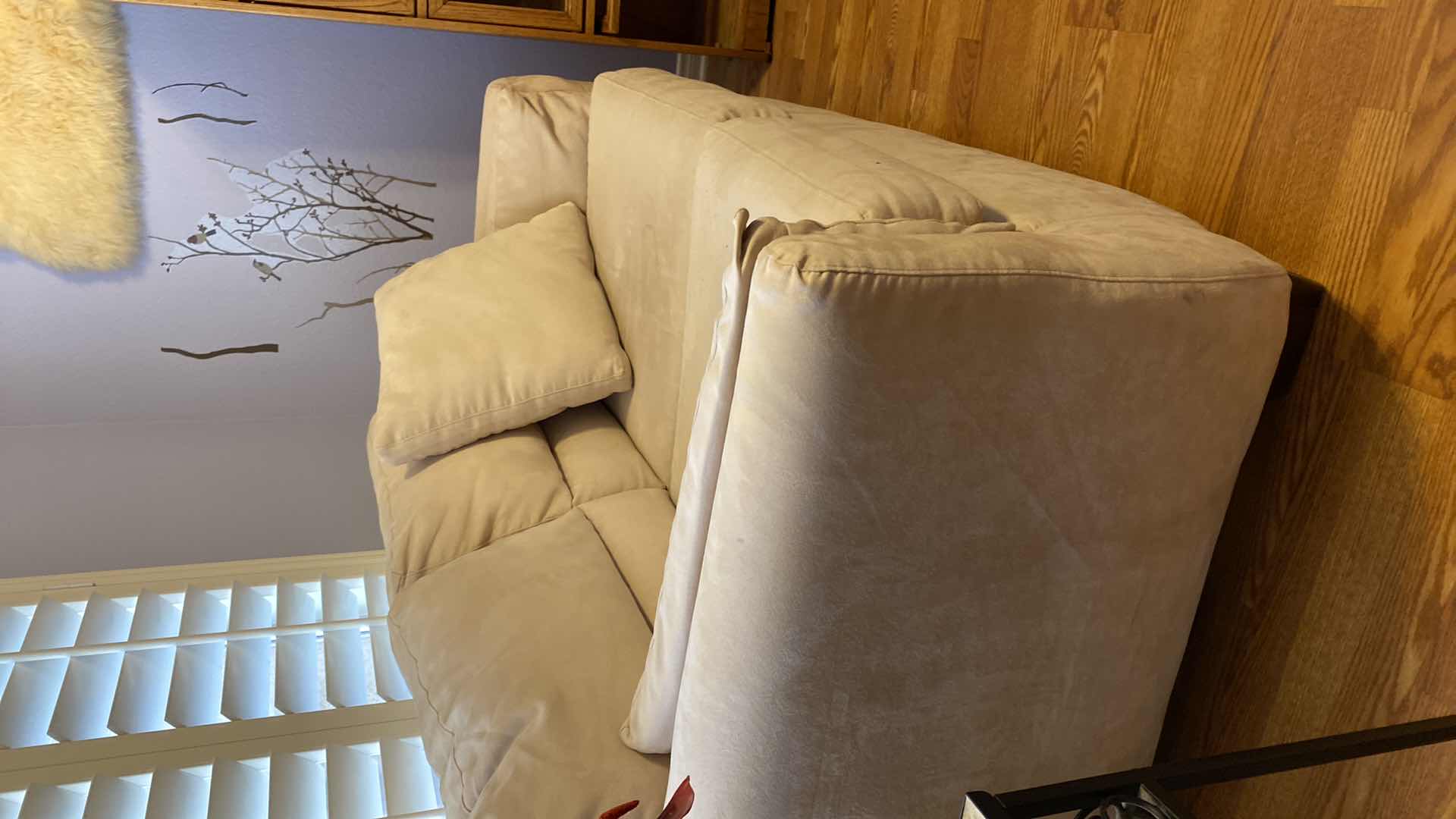 Photo 1 of 63” STRATFORD ENZO BEIGE LOVE SEAT