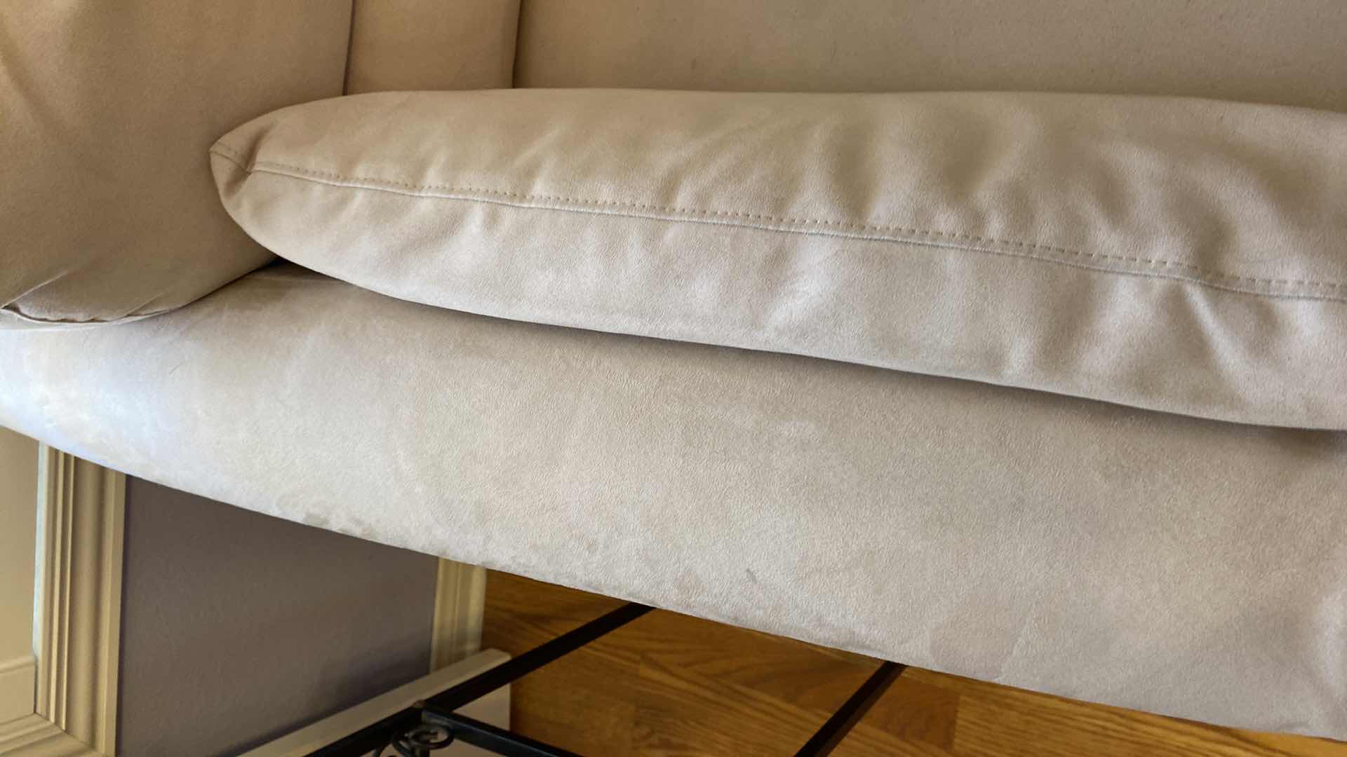 Photo 1 of 63” STRATFORD ENZO BEIGE LOVE SEAT