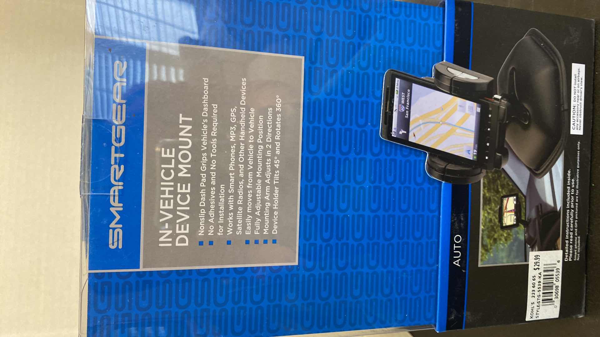 Photo 1 of SMARTGEAR IN VEHICLE DEVICE MOUNT FOR HANDS FREE NAVIGATION