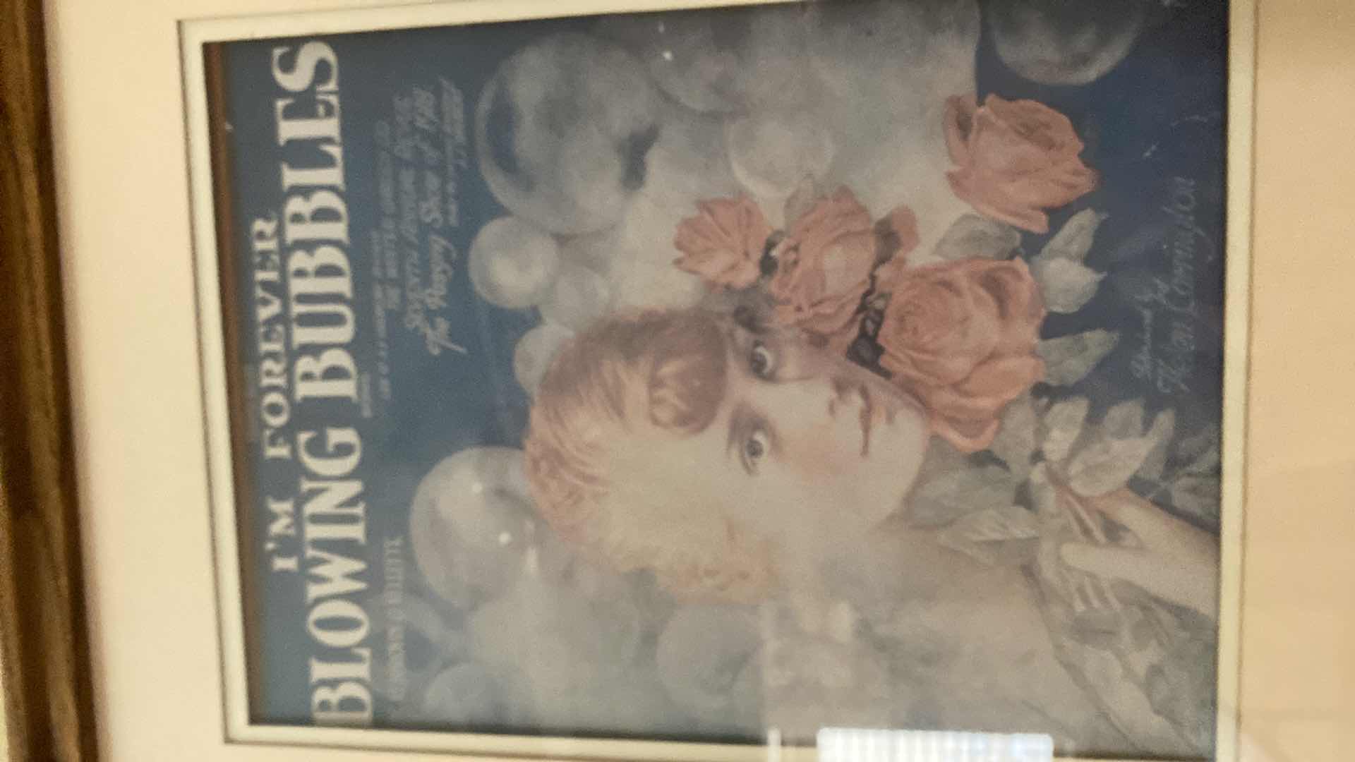 Photo 1 of PAIR OF FRAMED GLAMOUR GIRLS 13” X 17”