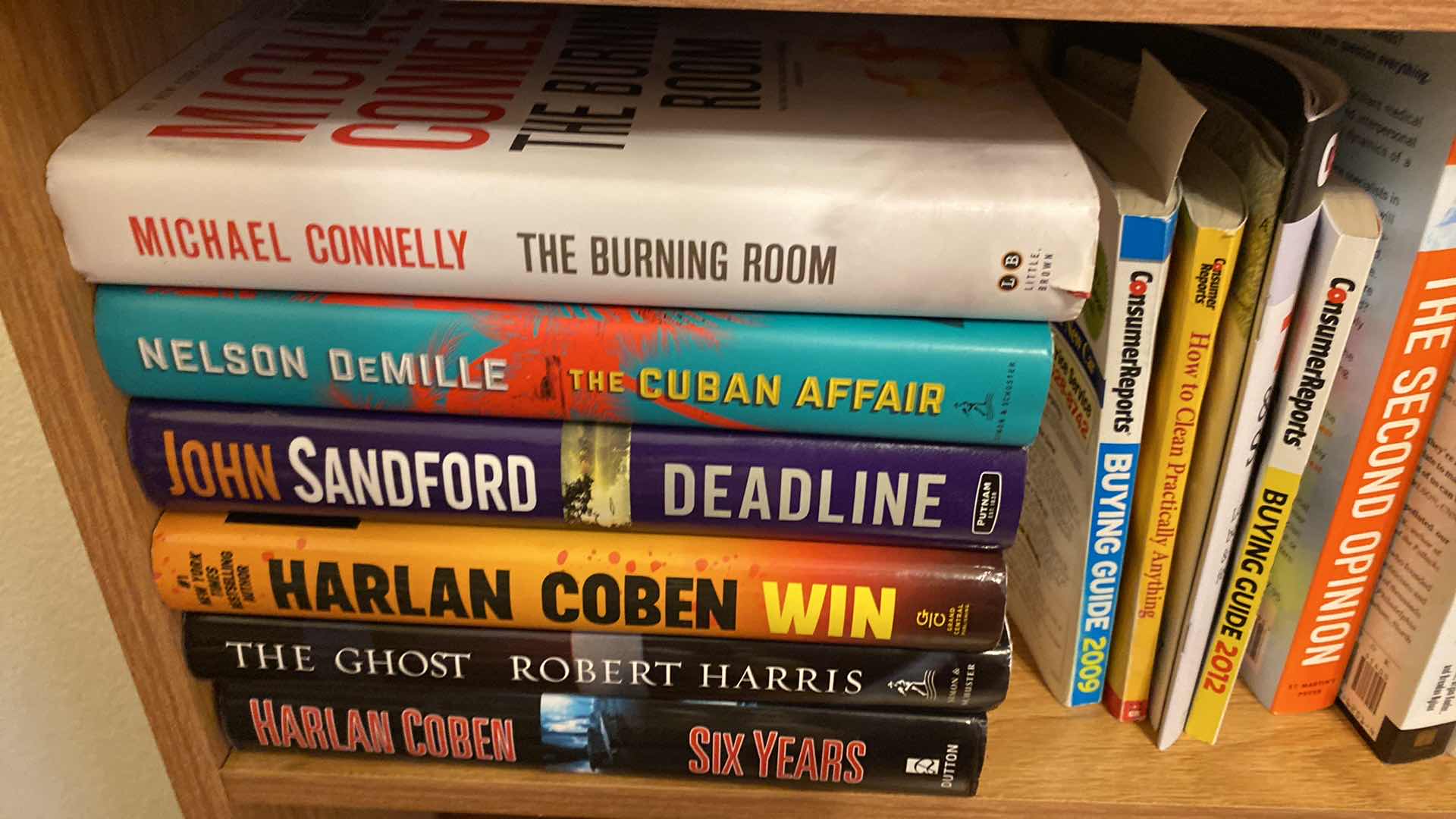 Photo 1 of 3 SHELF LIKES GHT COLOR WOOD BOOKCASE WITH BOOKS 25” X 9” H35”