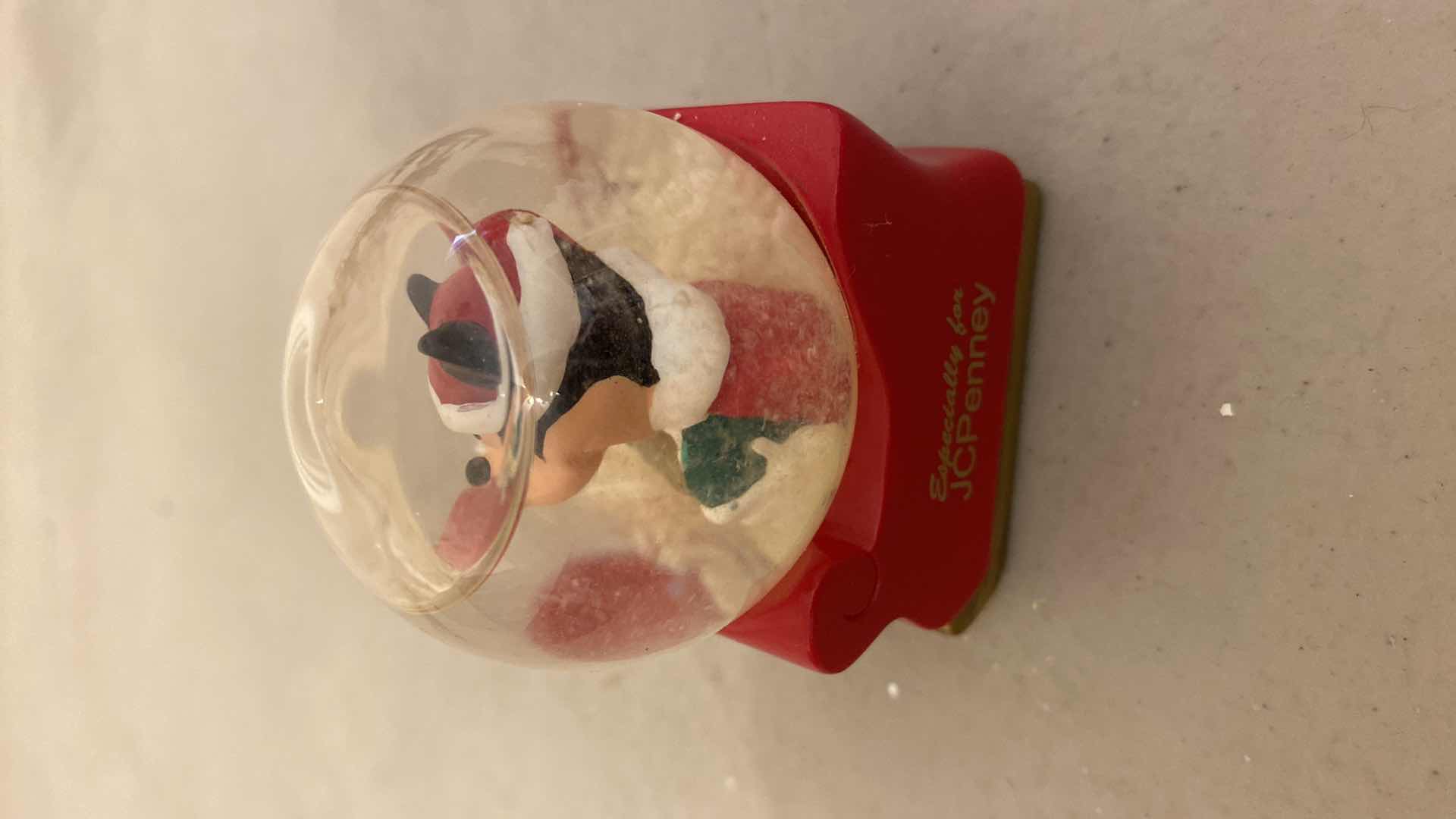 Photo 1 of 5 - CHRISTMAS DECOR SANTAS AND MICKEY SNOW GLOBE TALLEST 23”