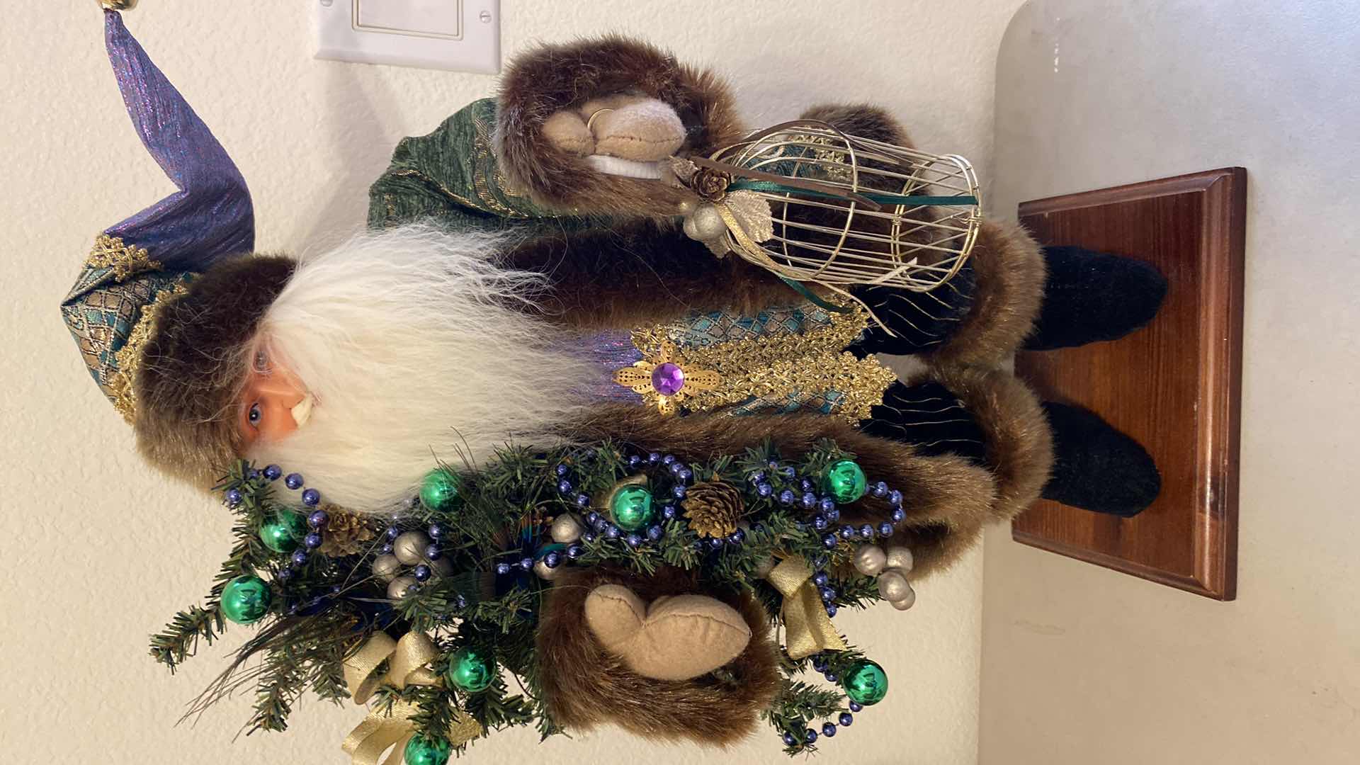 Photo 2 of 5 - CHRISTMAS DECOR SANTAS AND MICKEY SNOW GLOBE TALLEST 23”