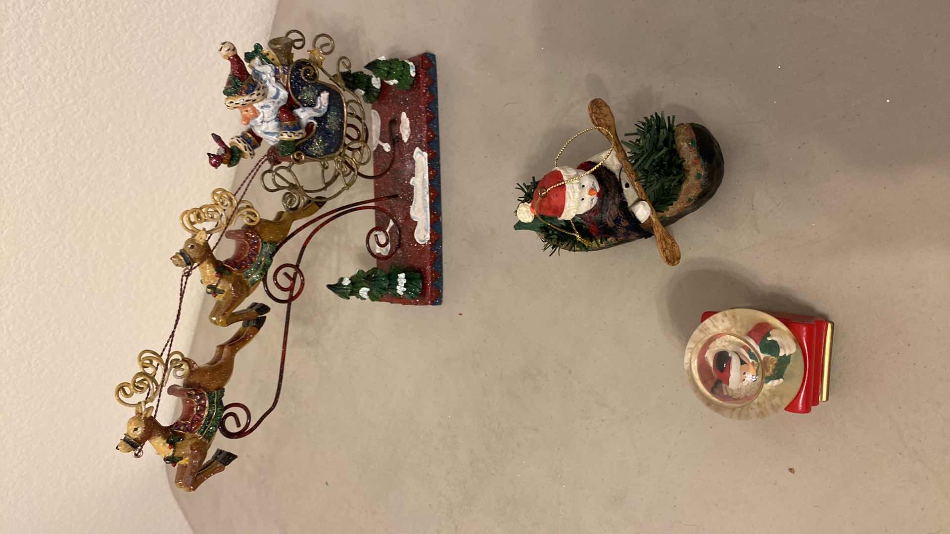 Photo 4 of 5 - CHRISTMAS DECOR SANTAS AND MICKEY SNOW GLOBE TALLEST 23”