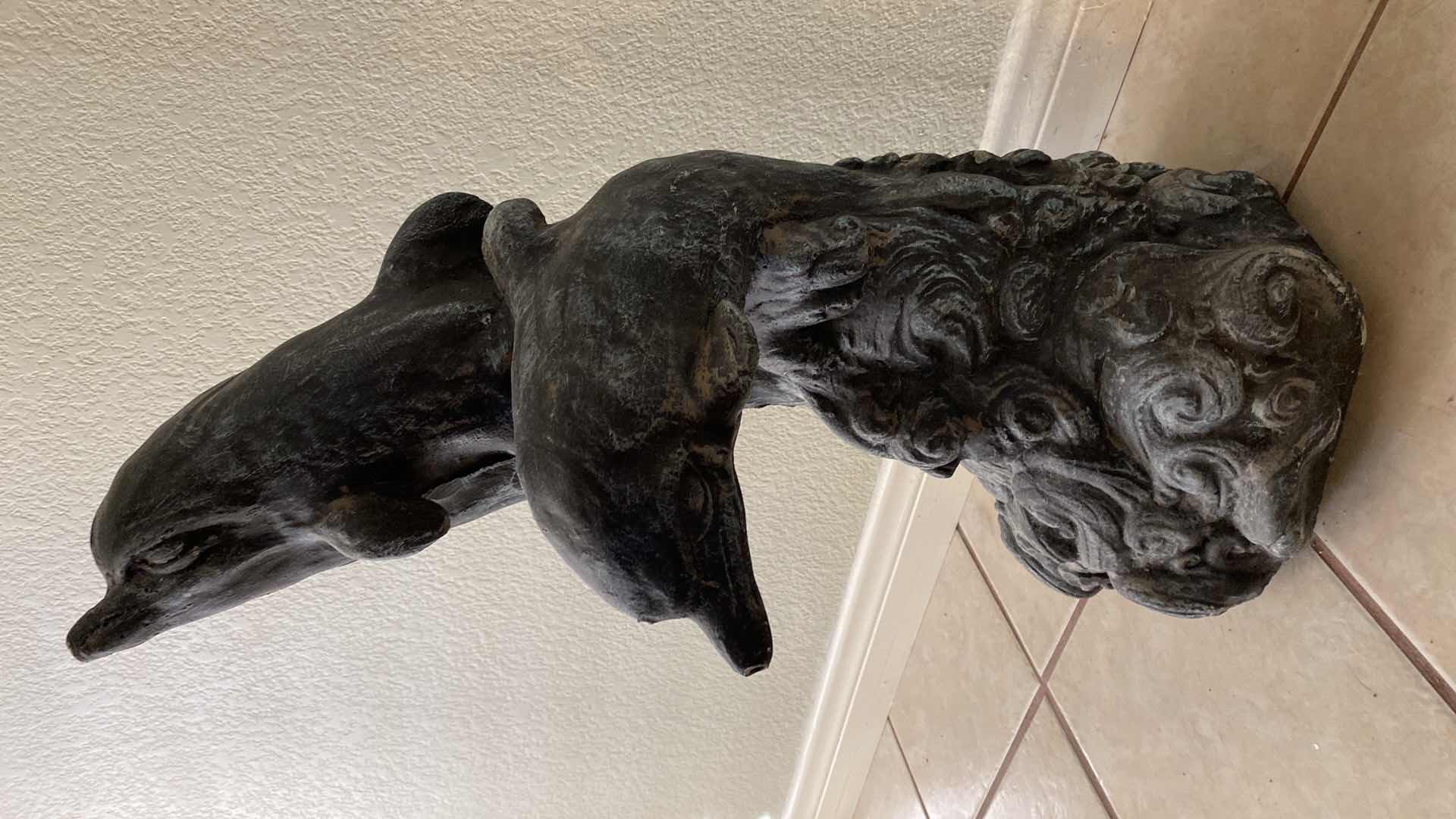 Photo 1 of CAST DOLPHIN FOUNTAIN H26” NO PUMP