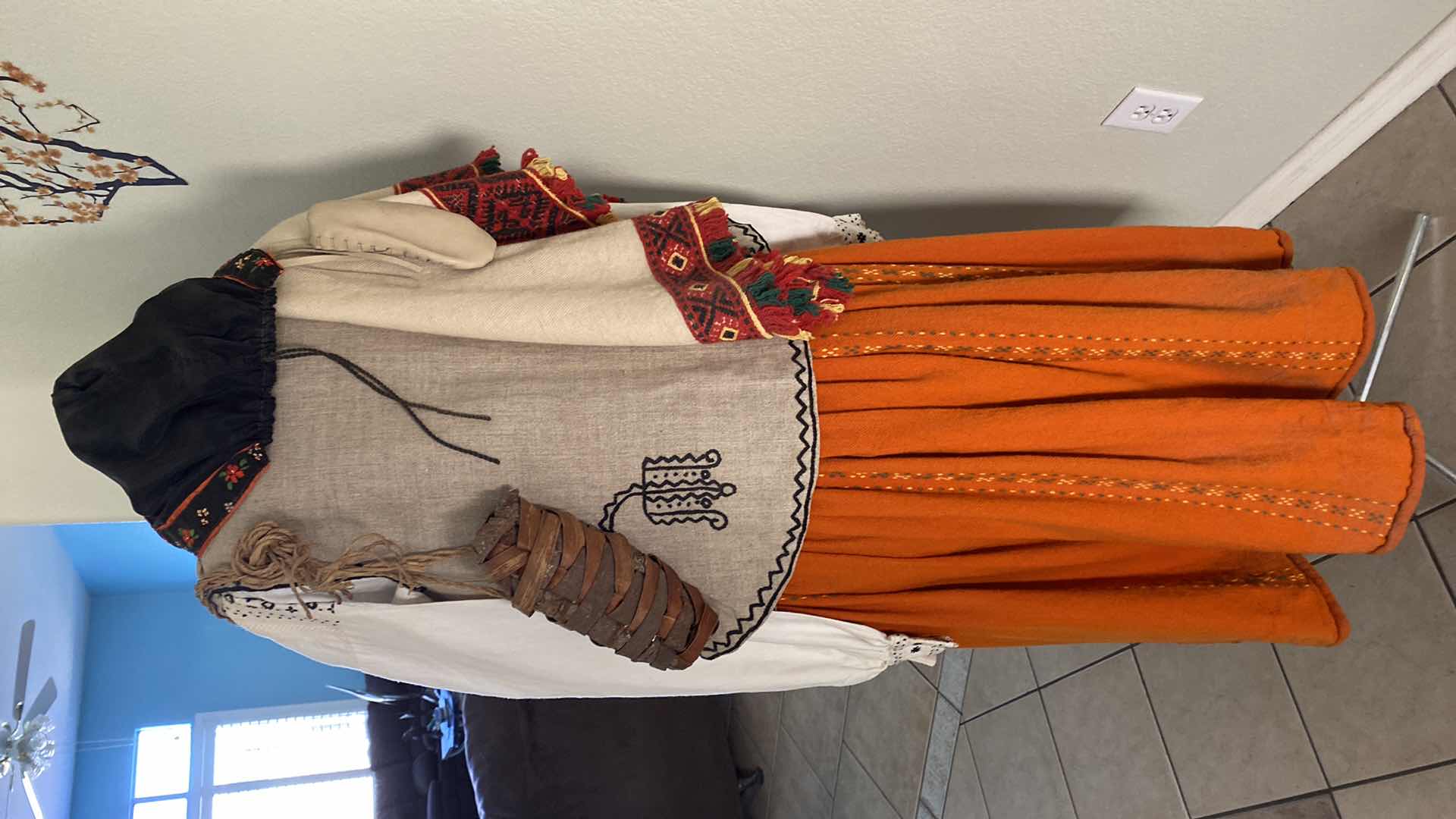 Photo 1 of LATVIJA FOLK COSTUME INCLUDES DISPLAY MANNEQUIN H65”