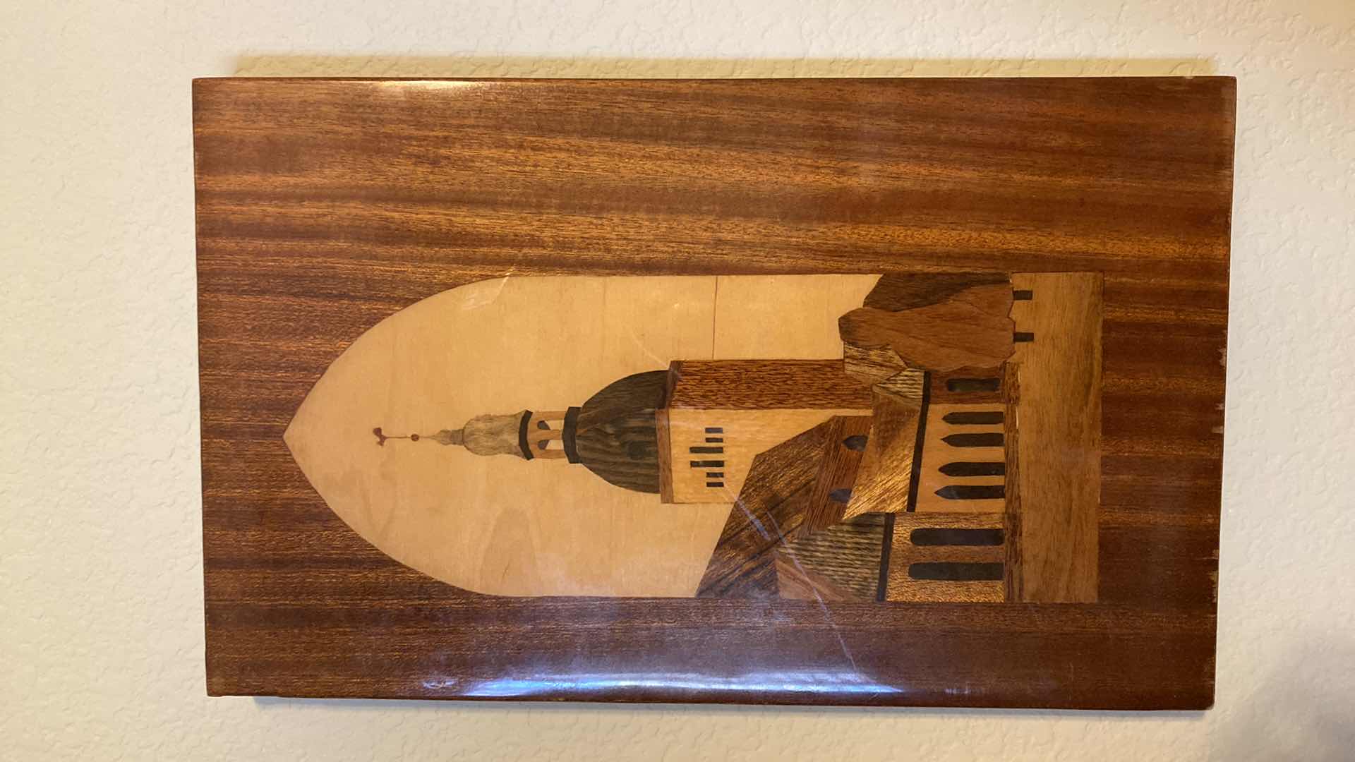 Photo 1 of 5 - WOOD WALL DECOR FROM LATVIJA (LARGEST 5” X 23”)