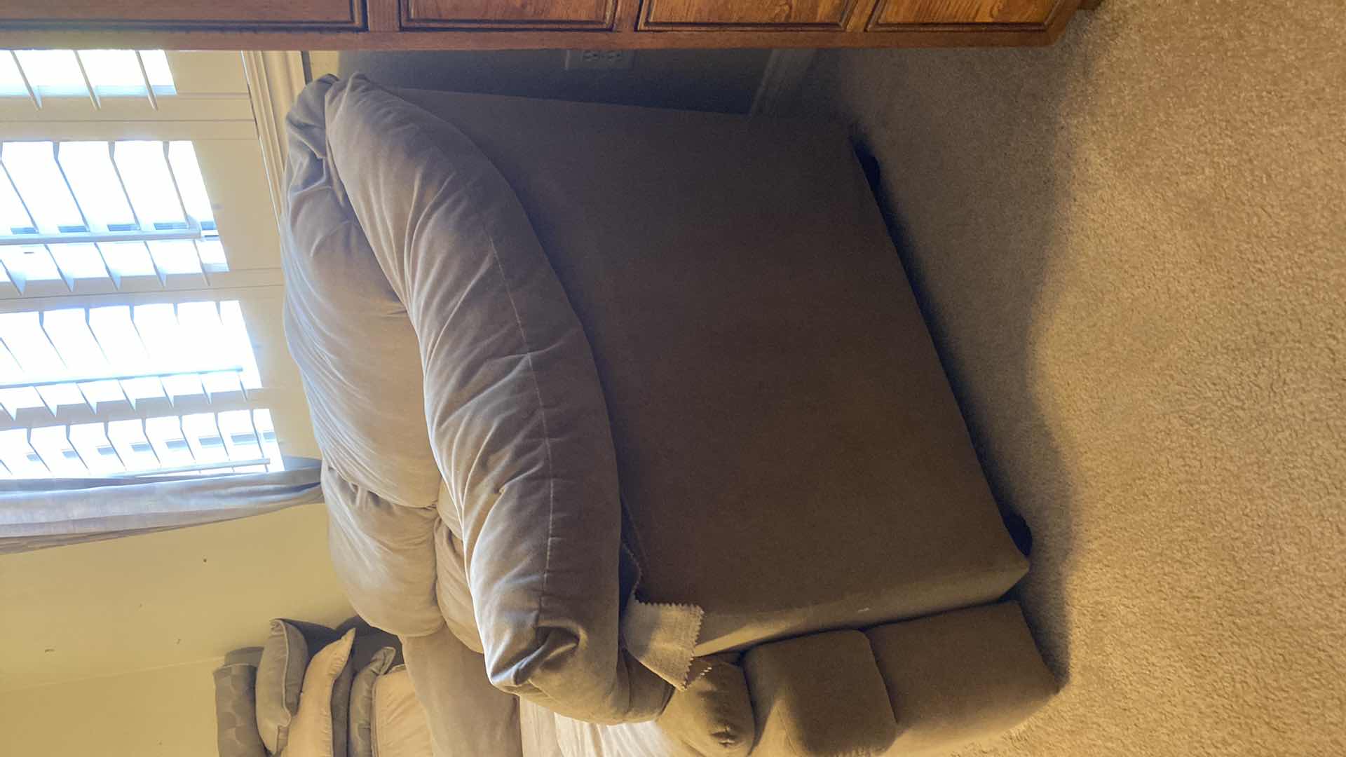 Photo 1 of 88” KHAKI COLOR SOFA BED