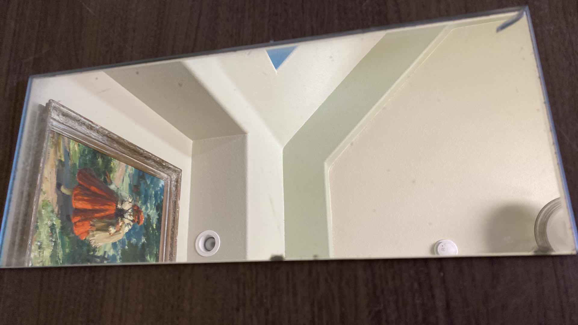 Photo 1 of MIRROR AND CRYSTAL VANITY TRAY 6” X 16”