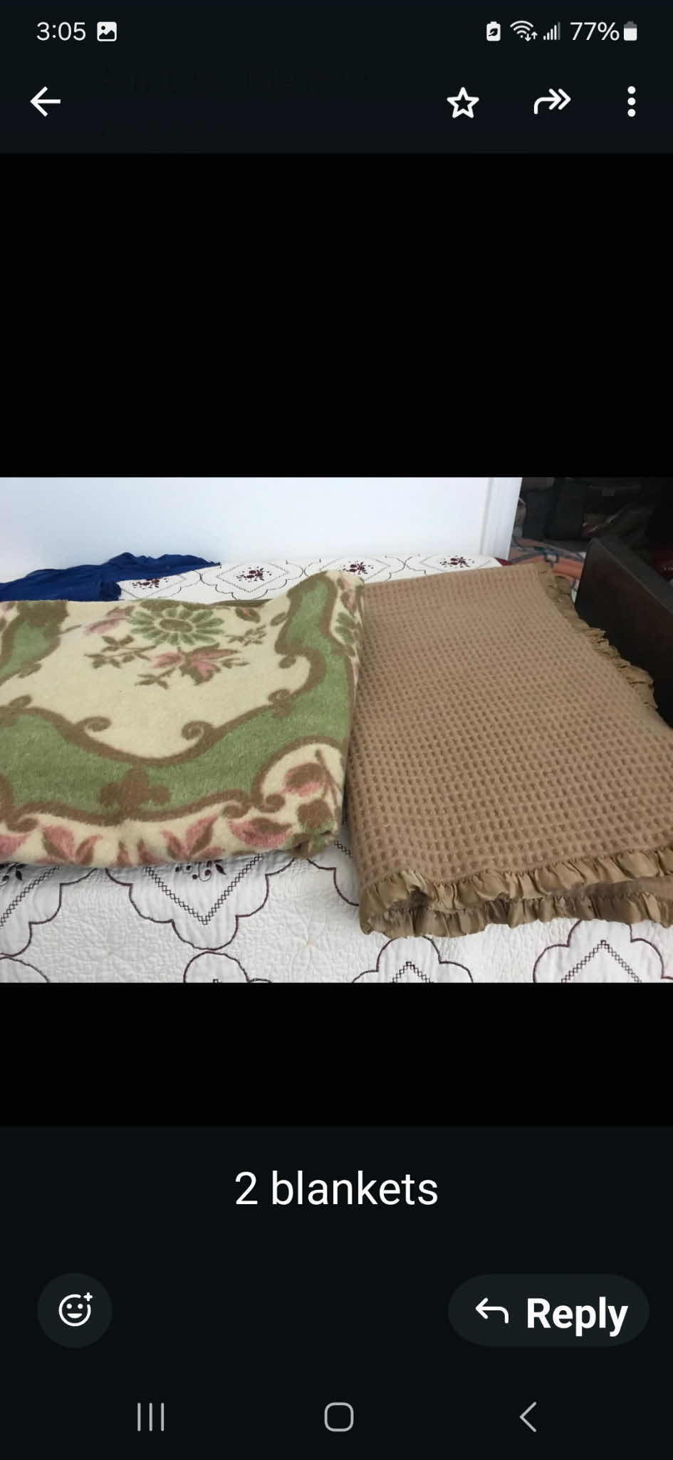 Photo 2 of 2 WOVEN BLANKETS