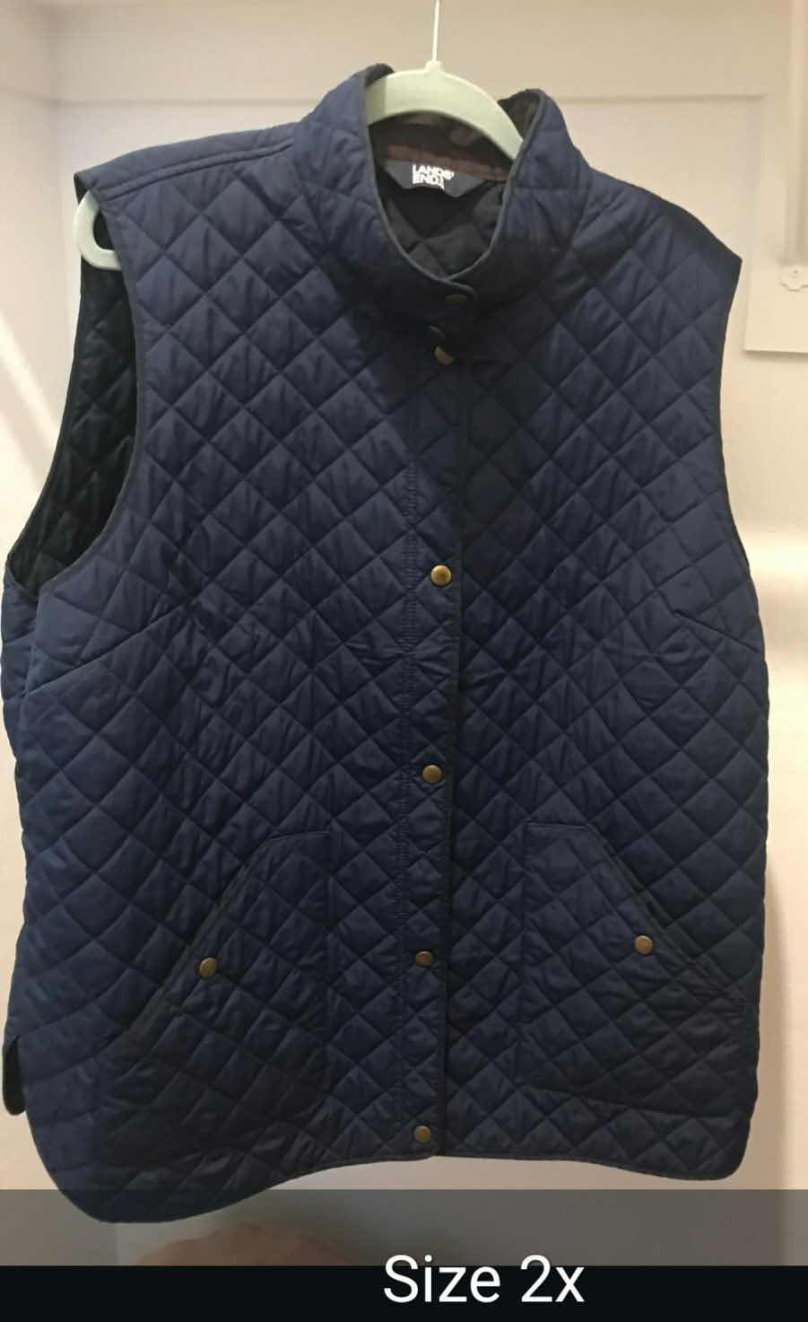 Photo 1 of 3 WOMENS CLOTHING - VEST SIZE 2X, 2 PIECE TOP & PANTS SIZE 3X & BURGUNDY DRESS SIZE 20