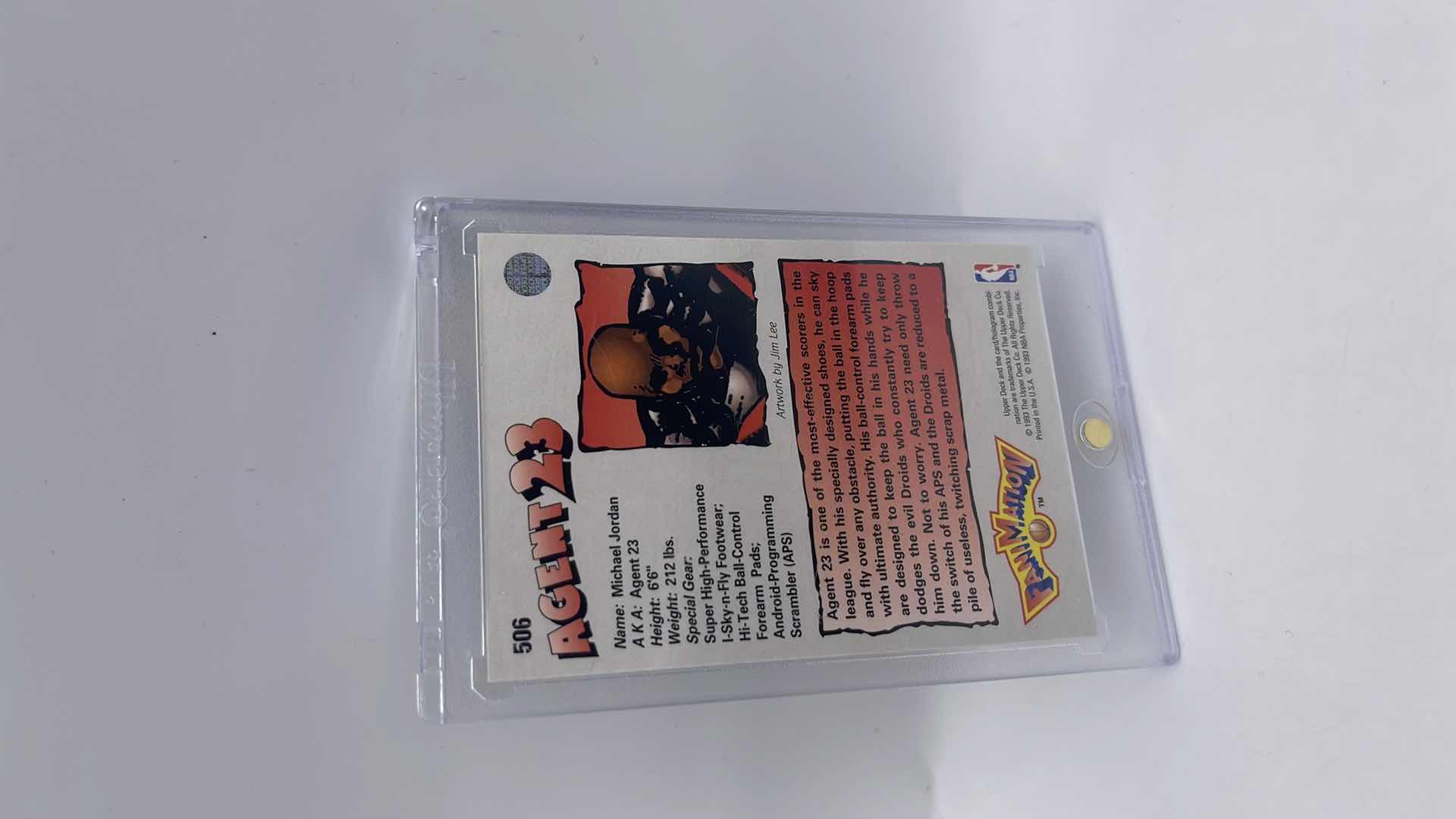 Photo 1 of RARE 1993 MICHAEL JORDAN UPPER DECK FANIMATION CARD 506