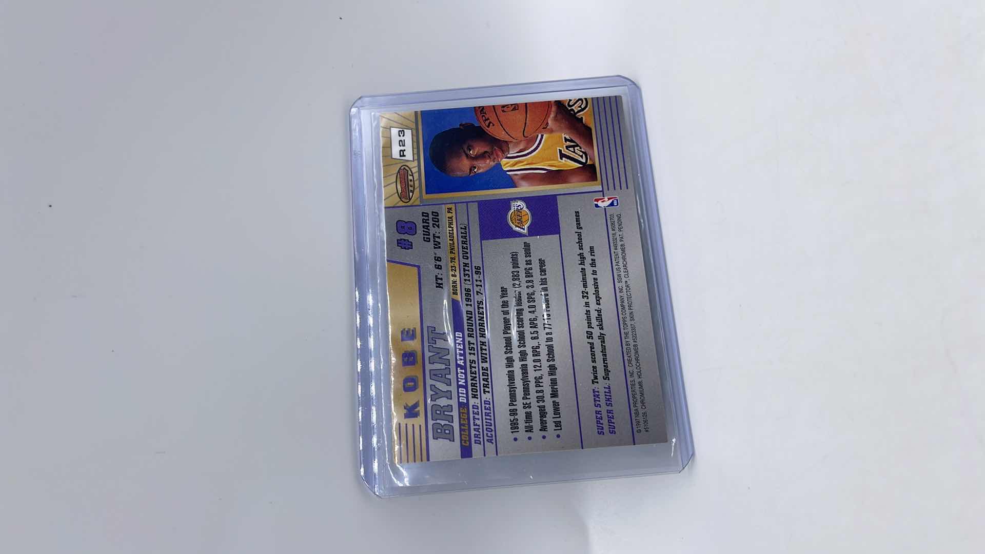 Photo 1 of 1997 KOBE BRYANT TOPPS BOWMAN’S BEST ROOKIE CARD R23