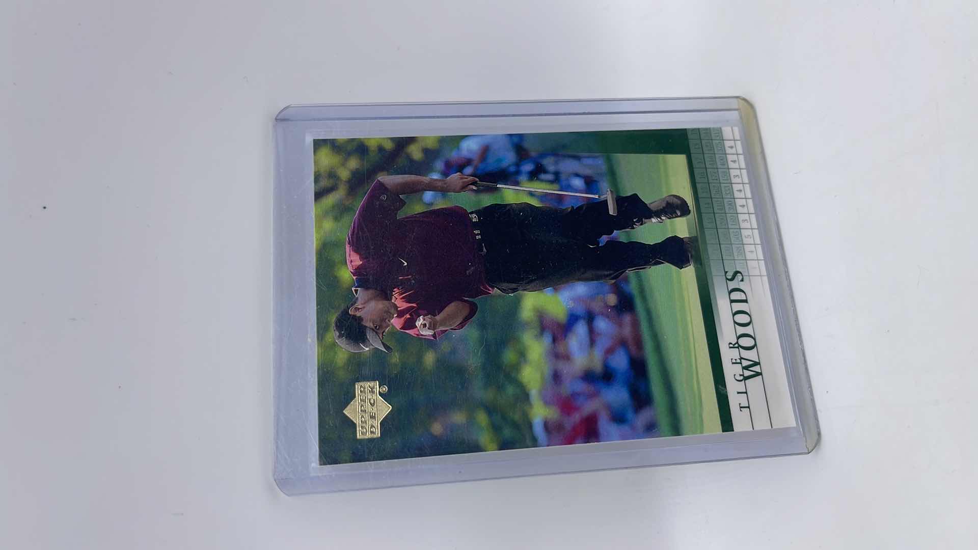 Photo 1 of 2001 TIGER WOODS UPPER DECK ROOKIE CARD 1
