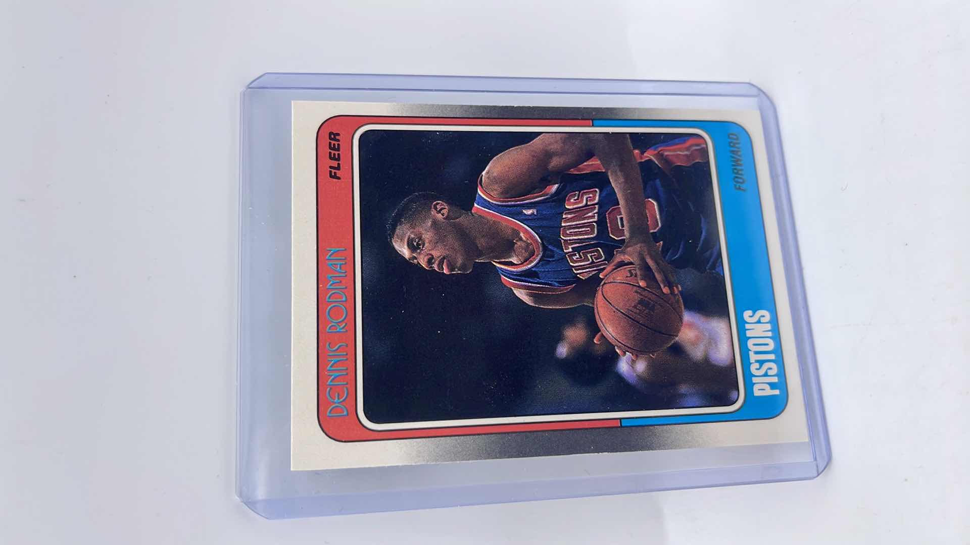 Photo 1 of 1988 DENNIS RODMAN FLEER ROOKIE CARD 43