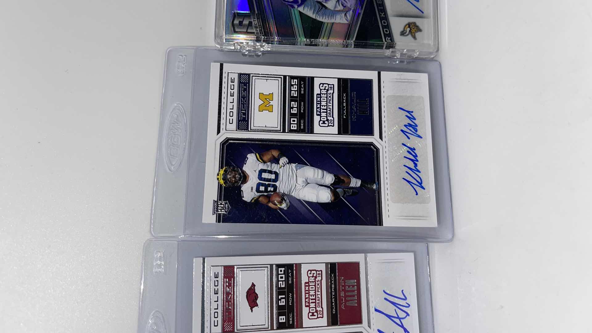 Photo 1 of 4 PANINI AUTOGRAPHED ROOKIE CARDS