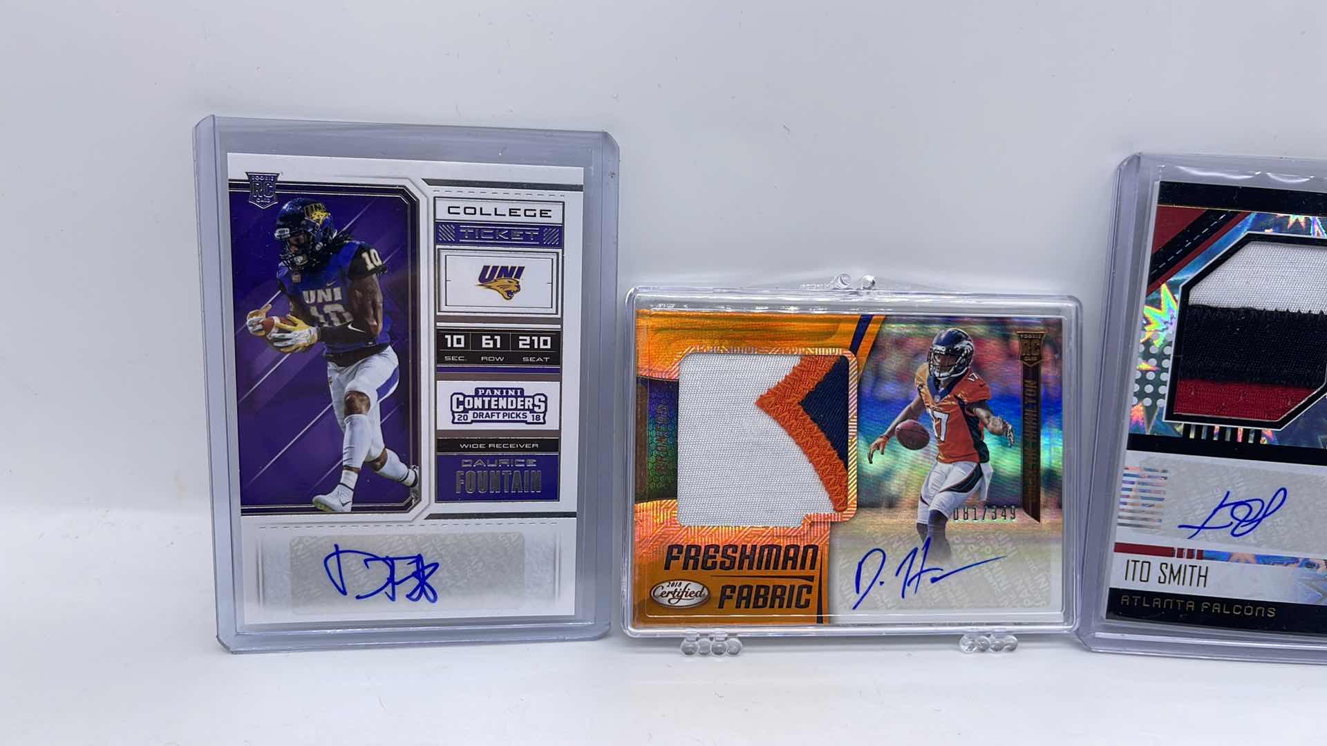 Photo 1 of 4 PANINI AUTOGRAPHED ROOKIE CARDS