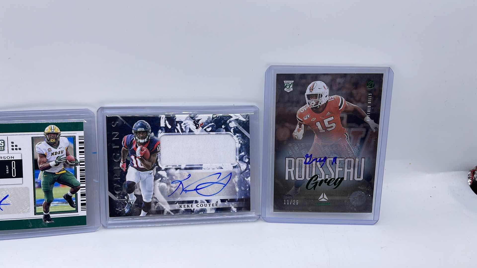Photo 1 of 4 PANINI AUTOGRAPHED ROOKIE CARDS