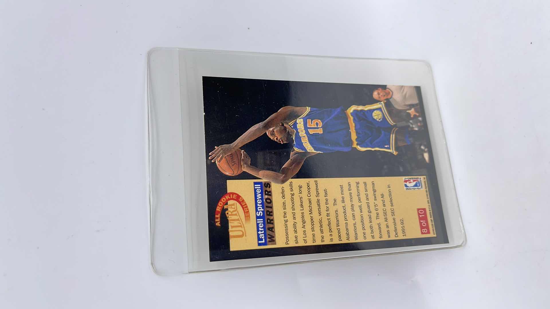 Photo 1 of 1992-93 LATRELL SPREWELL FLEER ULTRA ROOKIE CARD