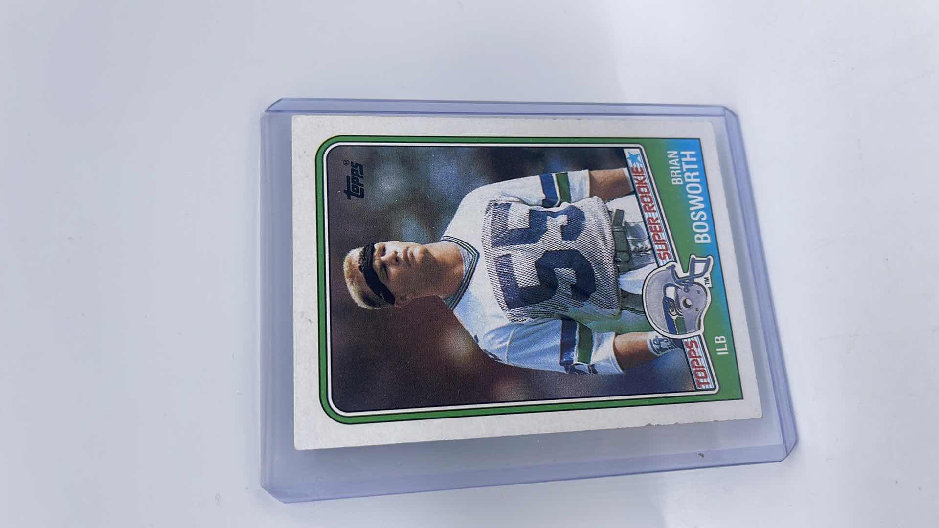 Photo 1 of 1988 BRIAN BOSWORTH TOPPS ROOKIE CARD 144