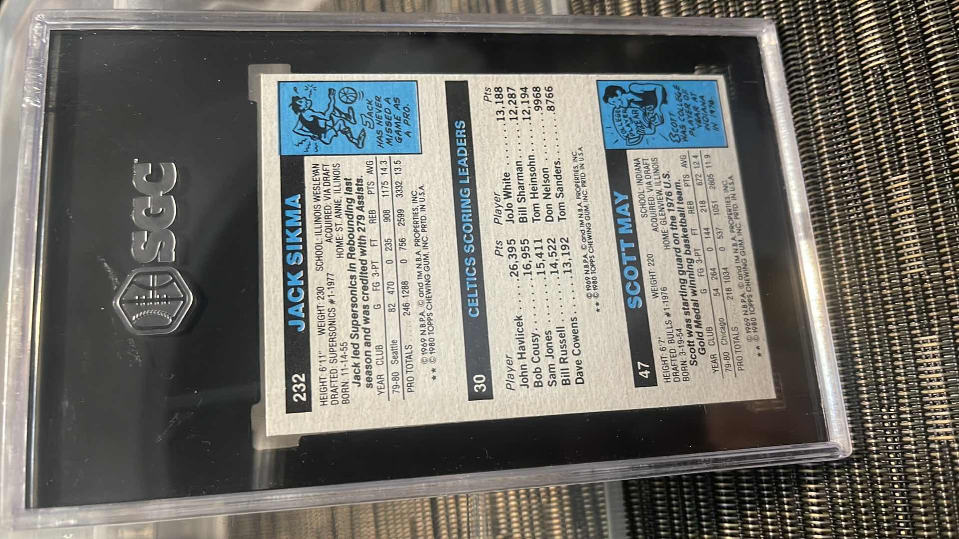 Photo 1 of 1980-81 LARRY BIRD TOPPS ROOKIE CARD 30 RATED 5.5