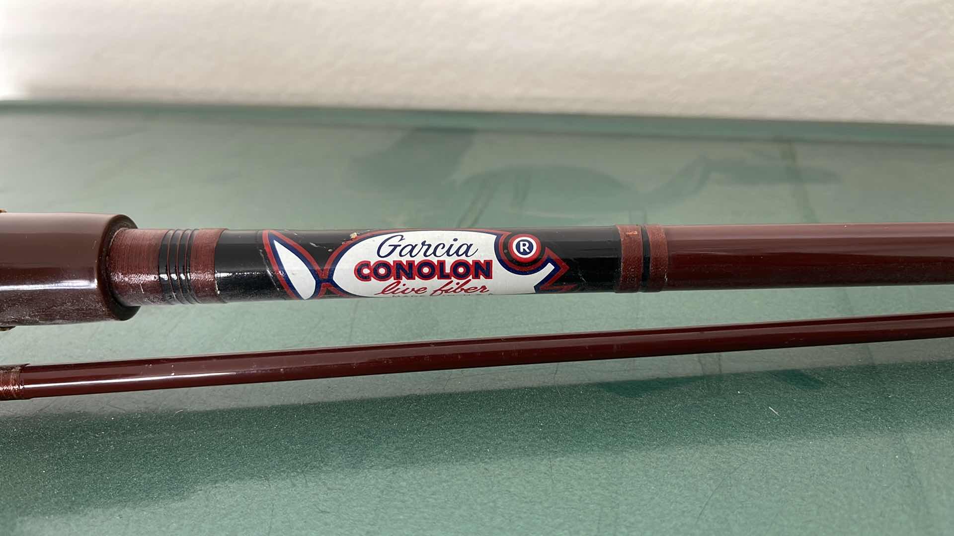 Photo 1 of VINTAGE COLEMAN ICE-CHEST W 2 THERMOS & FISHING ROD