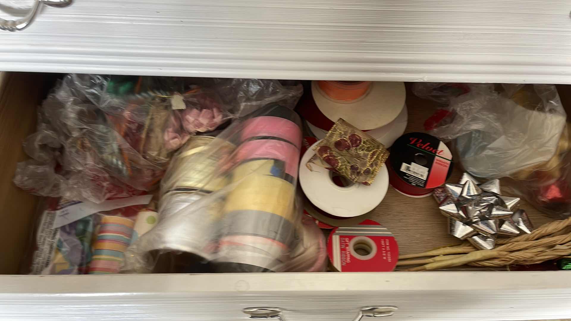 Photo 1 of WOOD BASE 4 DRAWER DRESSER 30” X 17” H39”(CONTENTS INCLUDED)