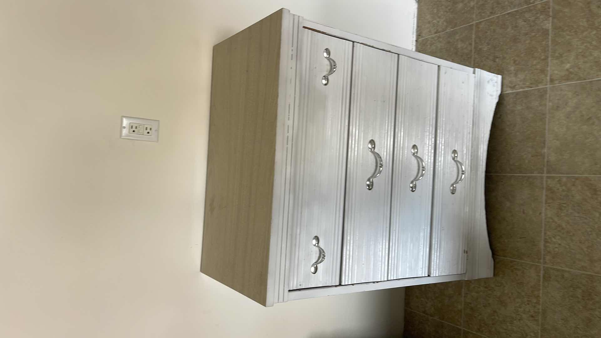 Photo 1 of WOOD BASE 4 DRAWER DRESSER 30” X 17” H39”(CONTENTS INCLUDED)