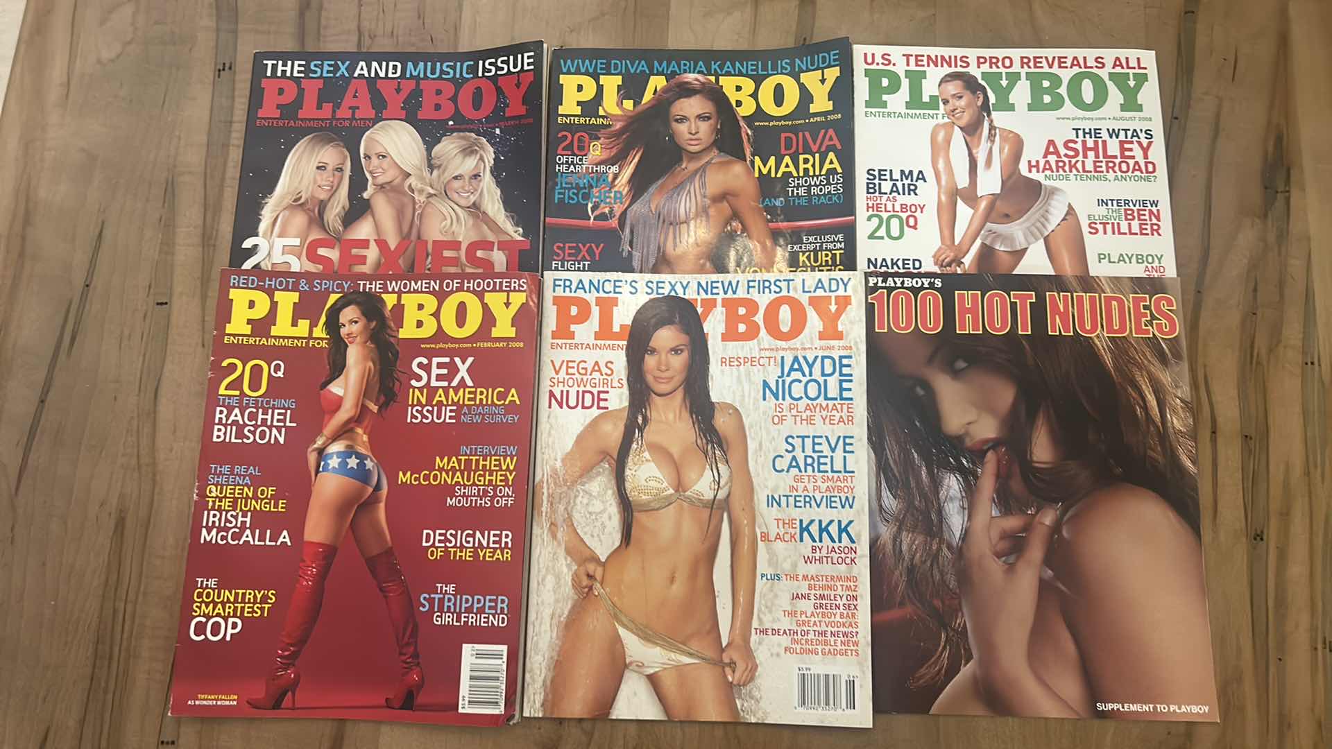 Photo 1 of 6 PLAYBOY MAGAZINES