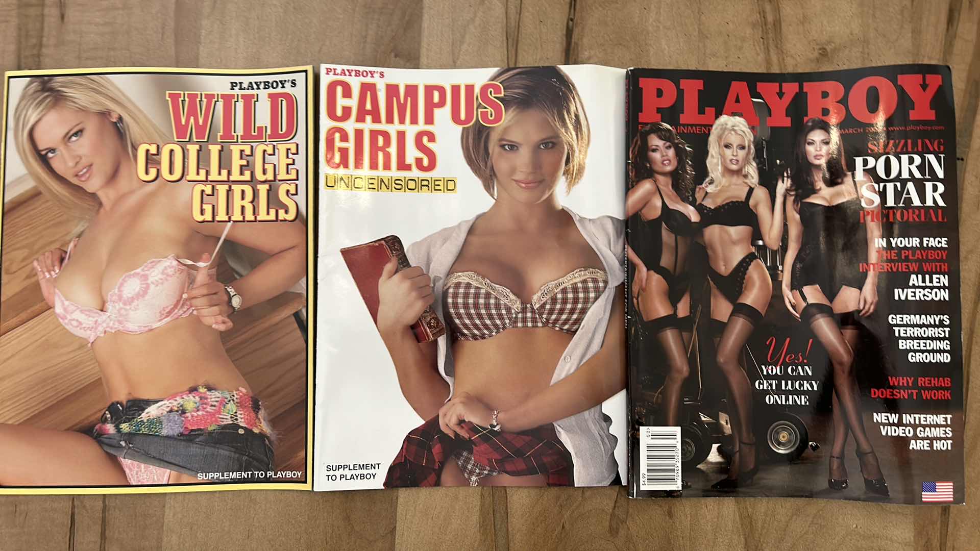 Photo 1 of 6 PLAYBOY MAGAZINES