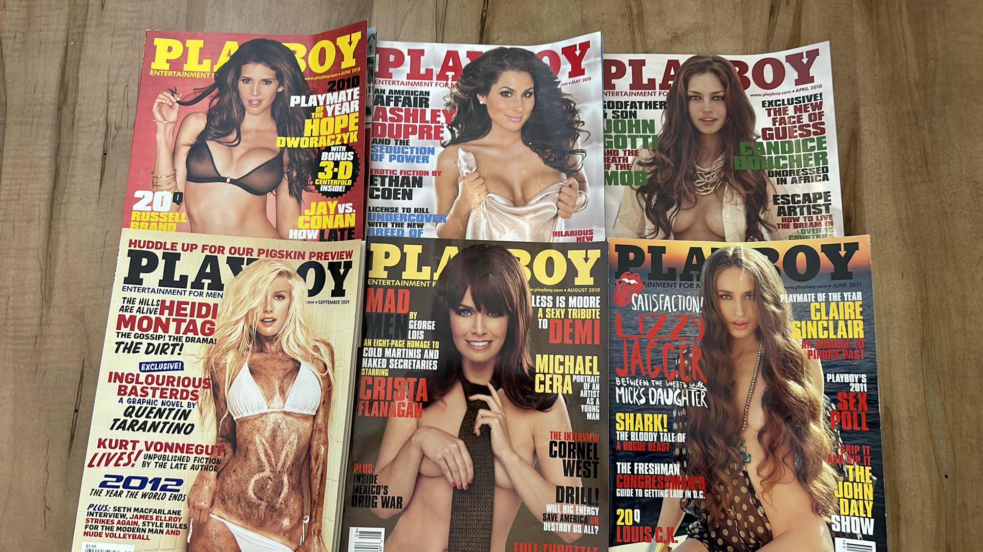 Photo 1 of 6 PLAYBOY MAGAZINES