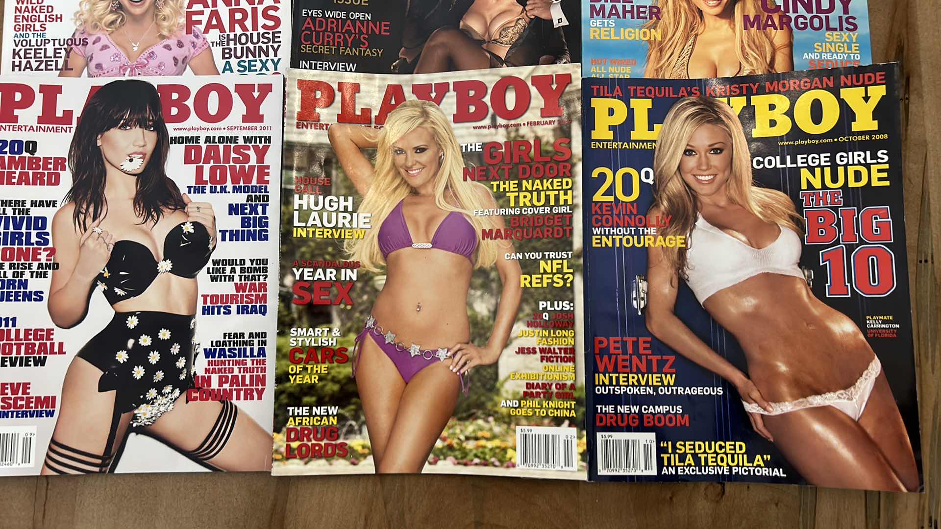 Photo 1 of 6 PLAYBOY MAGAZINES