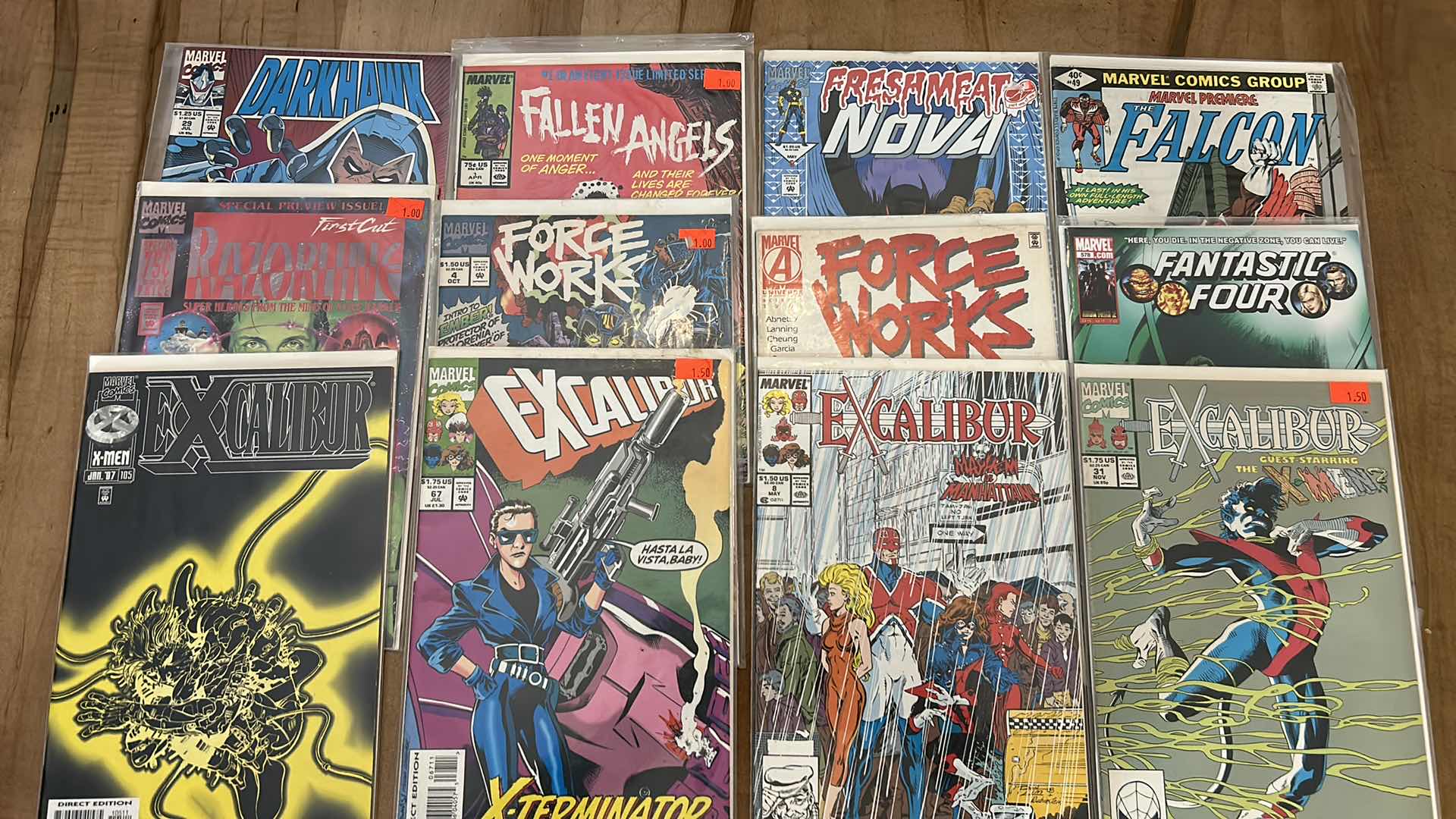 Photo 1 of 12 MARVEL COMIC BOOKS