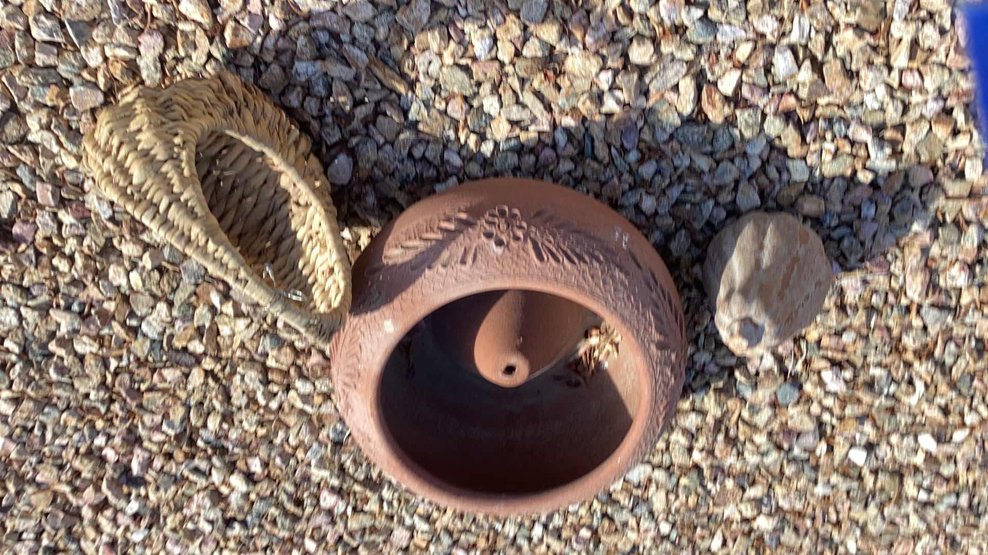 Photo 1 of LARGE POT 18” AND GARDEN DECOR