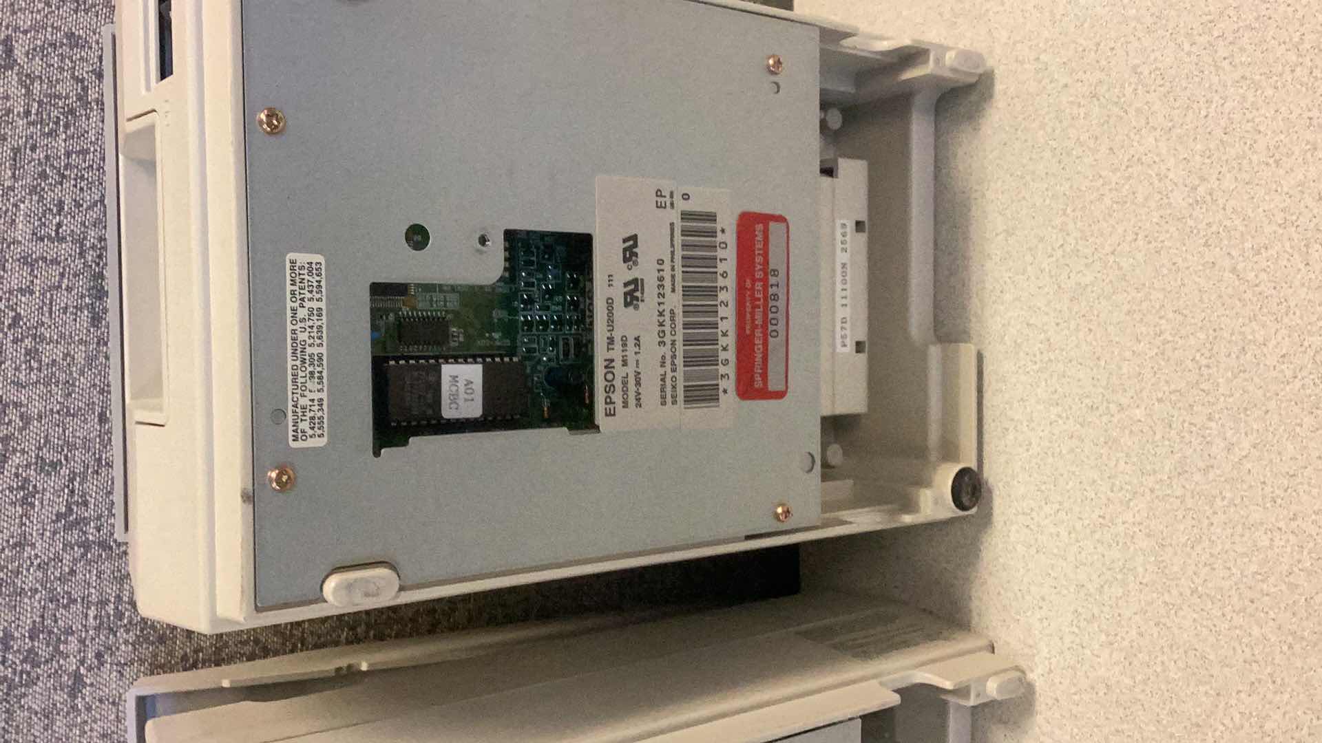 Photo 3 of TWO EPSON PRINTERS NO POWER SUPPLIES