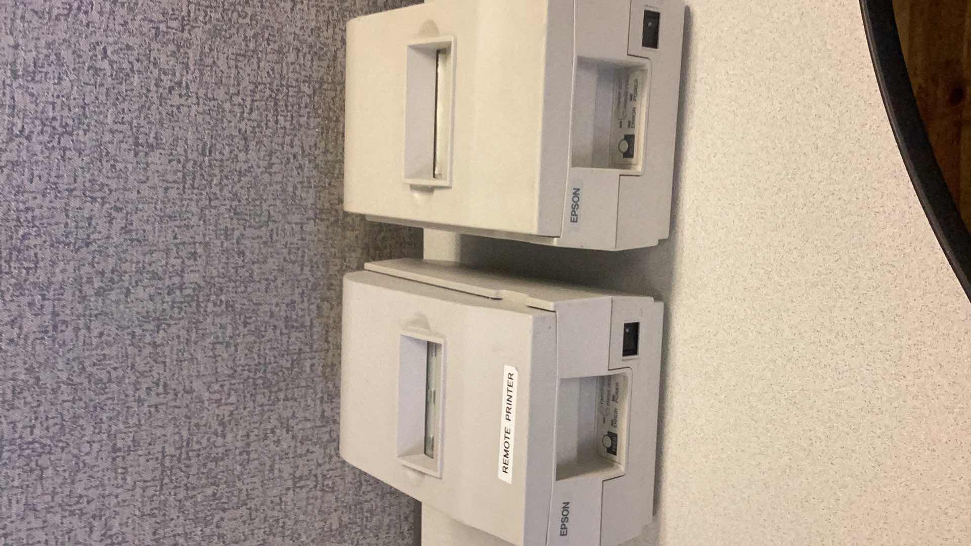 Photo 1 of TWO EPSON PRINTERS NO POWER SUPPLIES