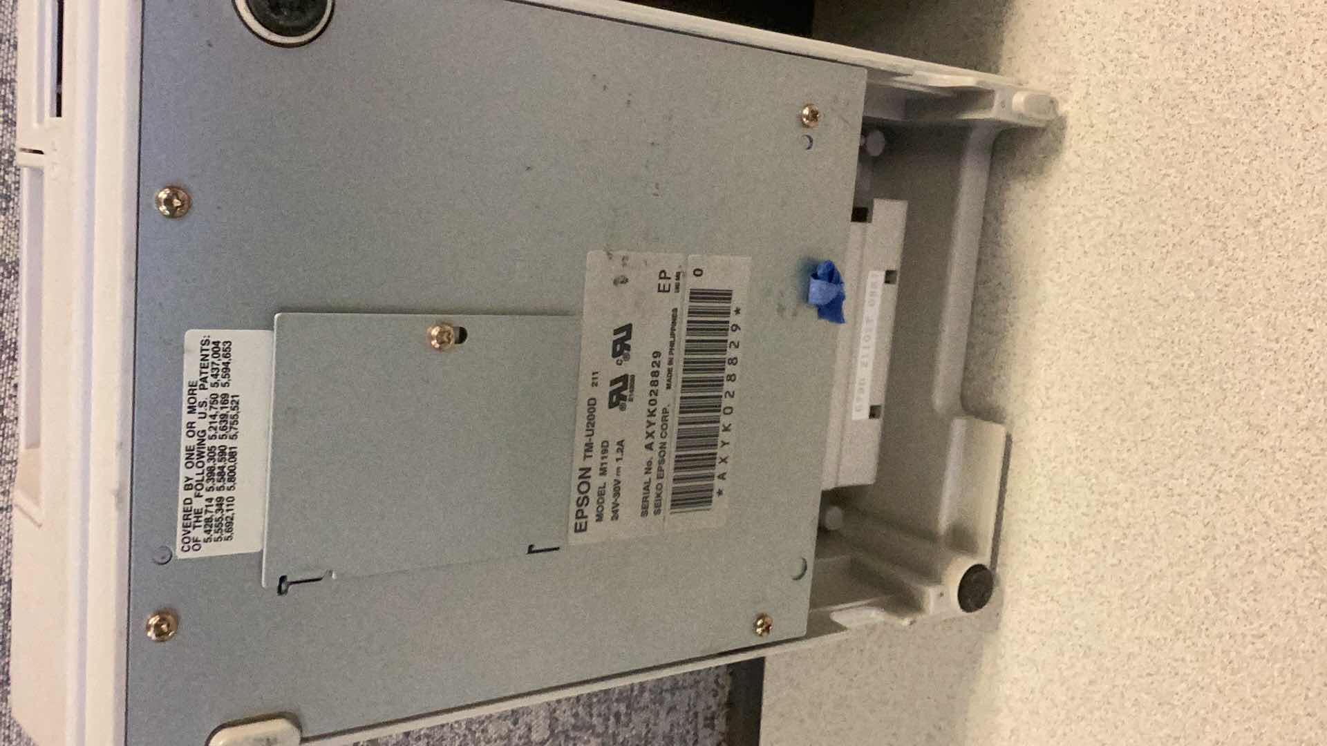 Photo 1 of TWO EPSON PRINTERS NO POWER SUPPLIES