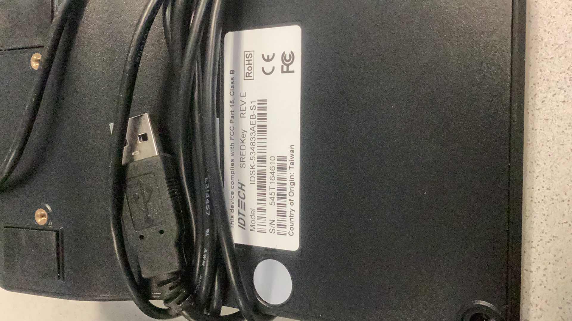 Photo 1 of THREE IDTECH SREDKEY NUMERIC KEYBOARDS