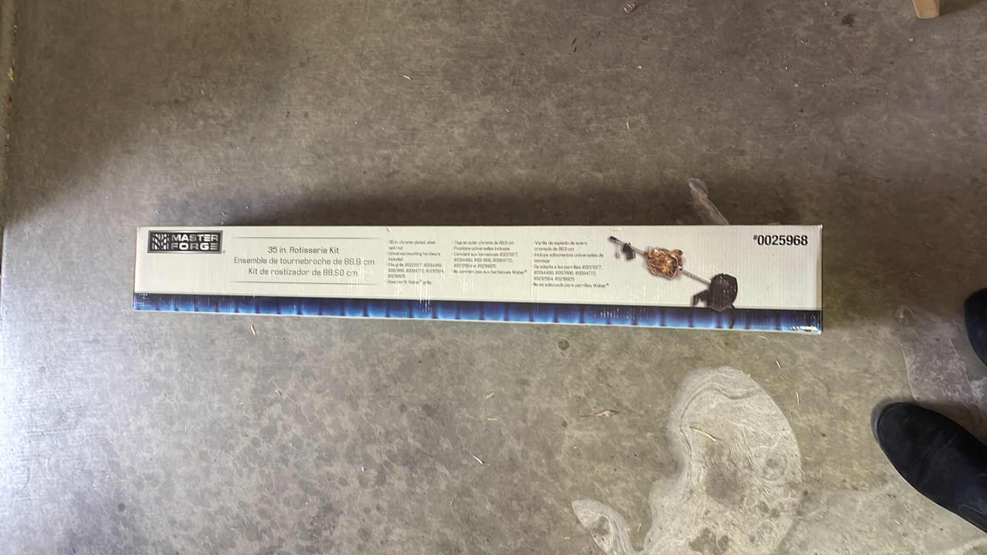 Photo 1 of NIB MASTER FORGE 35” ROTISSERIE KIT