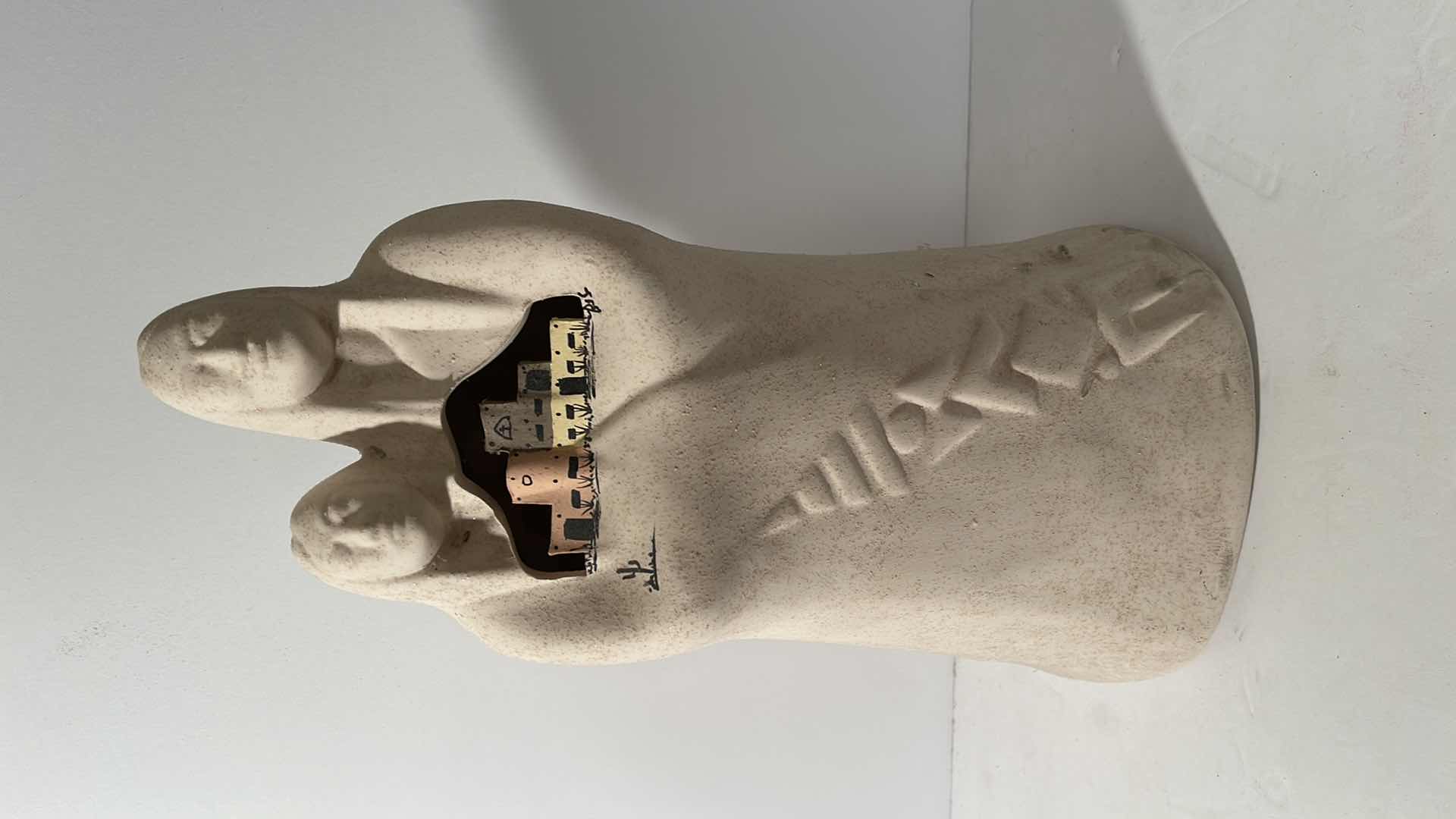 Photo 1 of PINE MOUNTAIN NATIVE AMERICAN SIGNED ART SCULPTURE H-15”