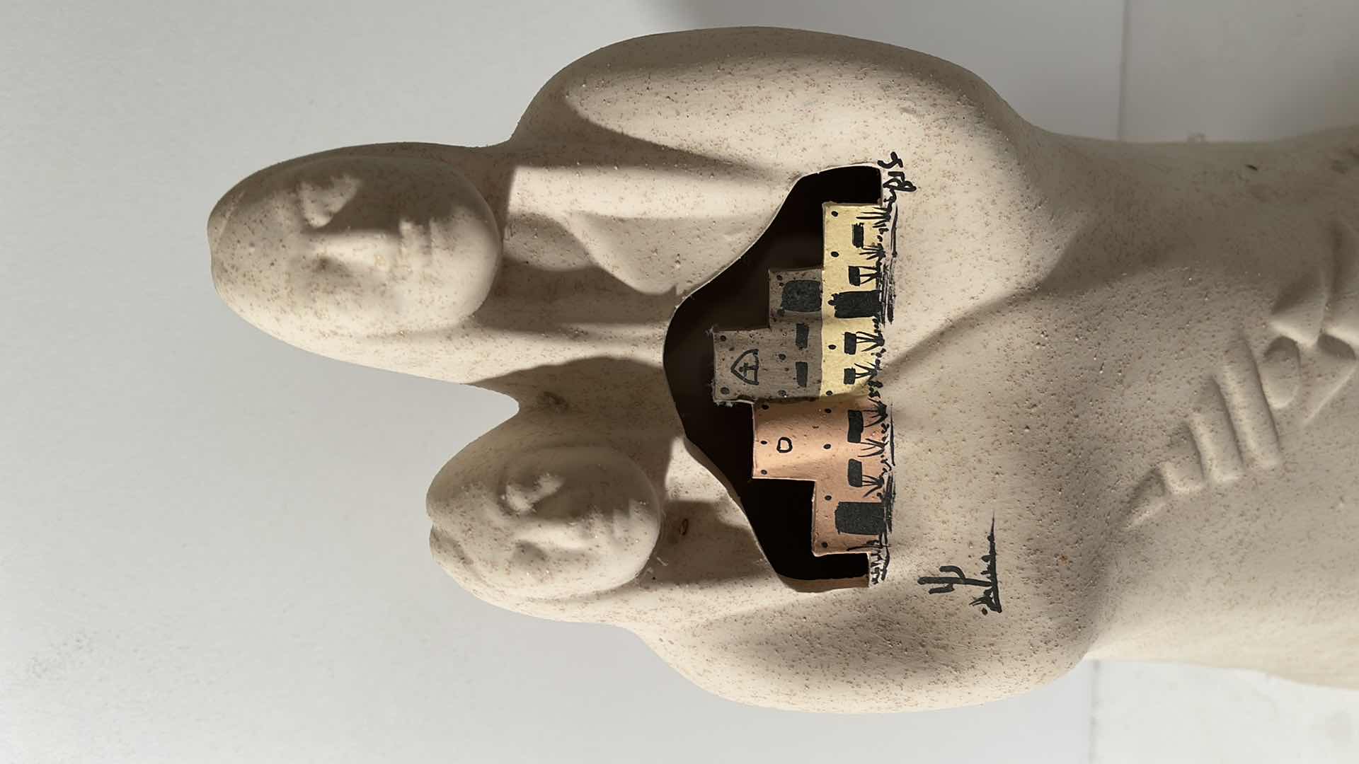 Photo 1 of PINE MOUNTAIN NATIVE AMERICAN SIGNED ART SCULPTURE H-15”