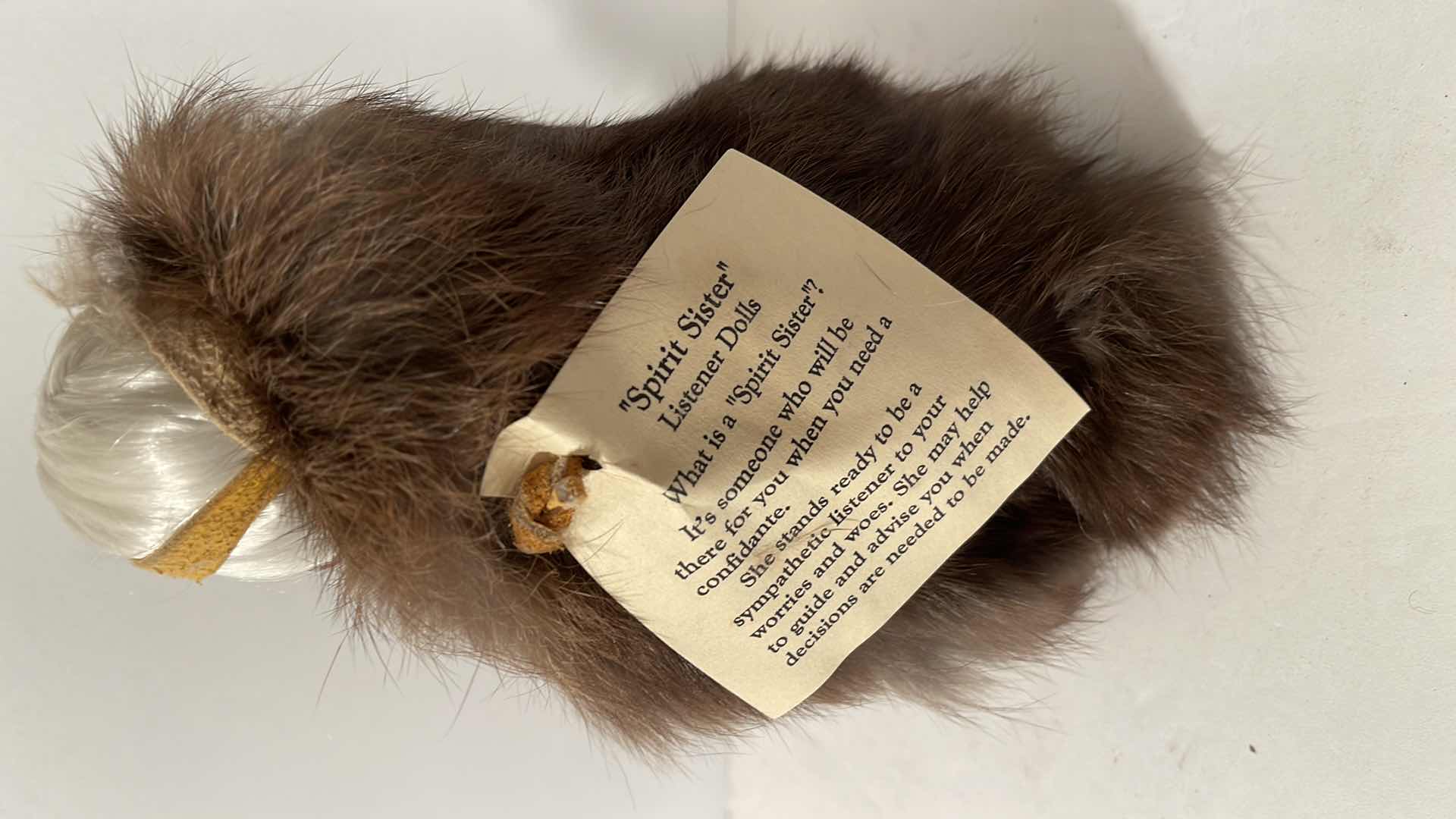 Photo 1 of 1998 SIGNED HEATHER HEALEY SPIRIT SISTER LISTENER DOLL NATIVE AMERICAN GUIDE OLD WOMAN 
NUMBERED #245 H-8”
