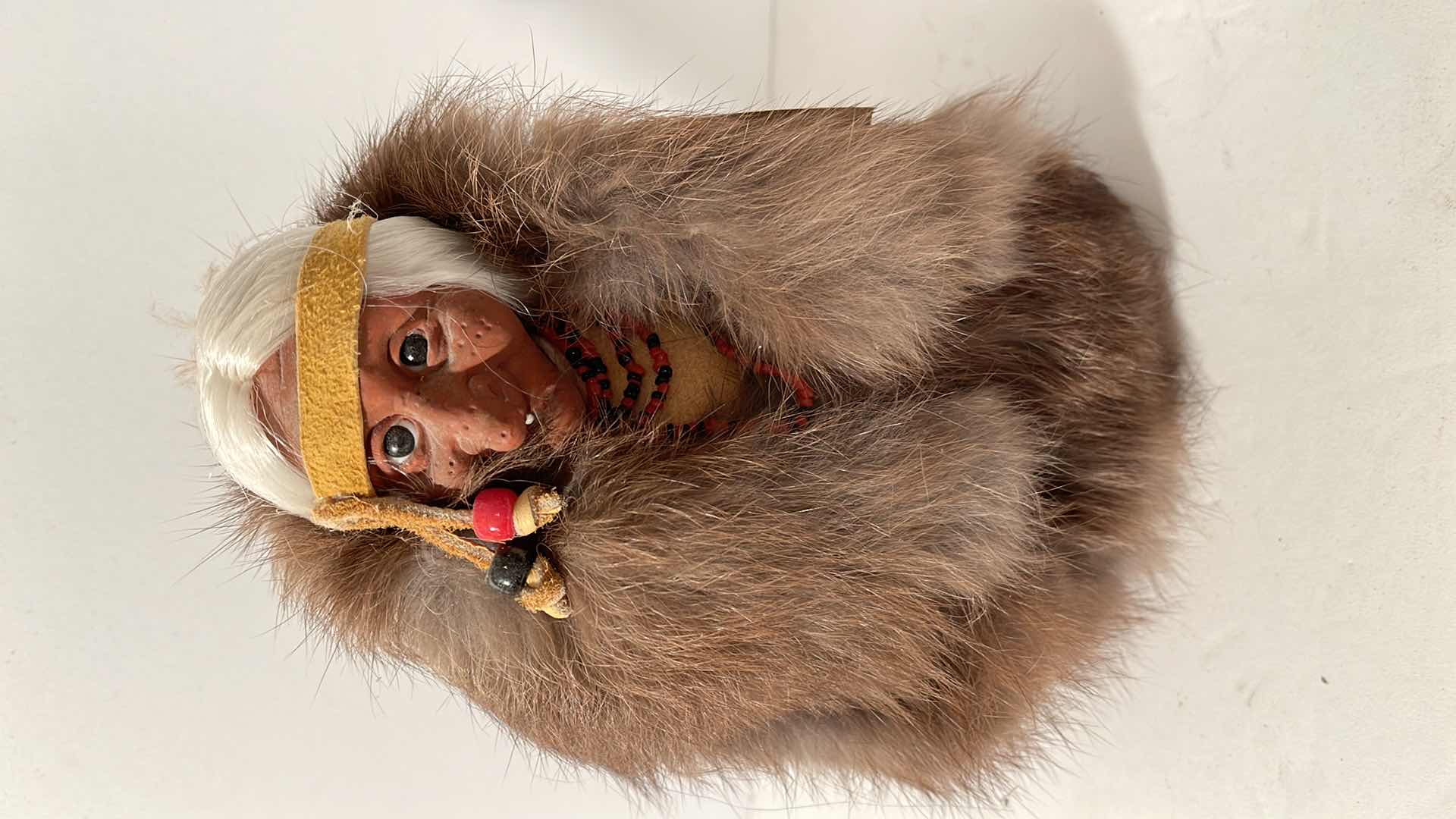 Photo 1 of 1998 SIGNED HEATHER HEALEY SPIRIT SISTER LISTENER DOLL NATIVE AMERICAN GUIDE OLD WOMAN 
NUMBERED #245 H-8”
