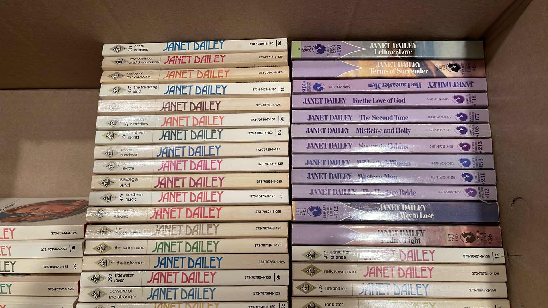 Photo 1 of VINTAGE HARLEQUIN PRESENT’S JANET DAILY ROMANCE NOVELS