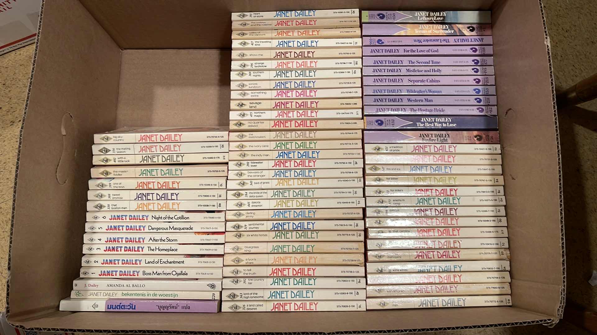 Photo 1 of VINTAGE HARLEQUIN PRESENT’S JANET DAILY ROMANCE NOVELS