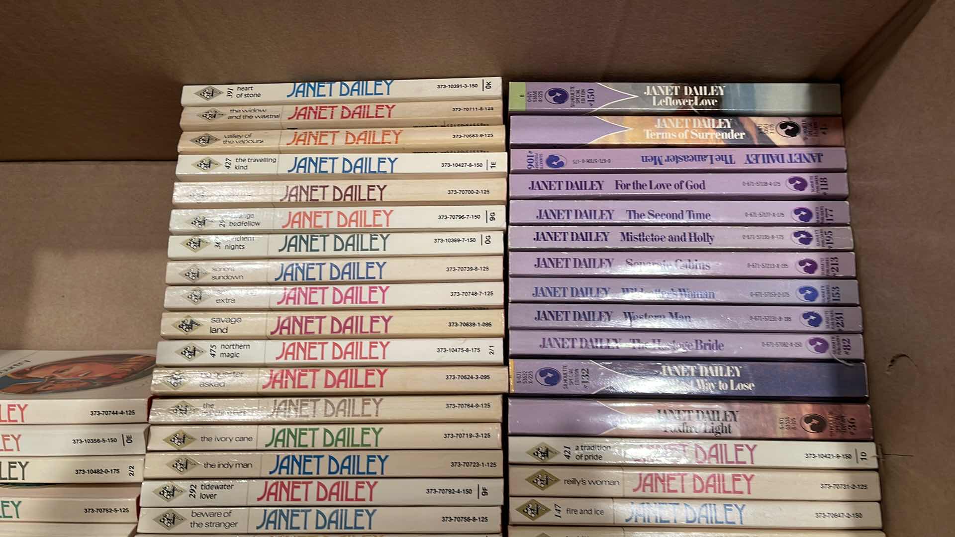 Photo 1 of VINTAGE HARLEQUIN PRESENT’S JANET DAILY ROMANCE NOVELS
