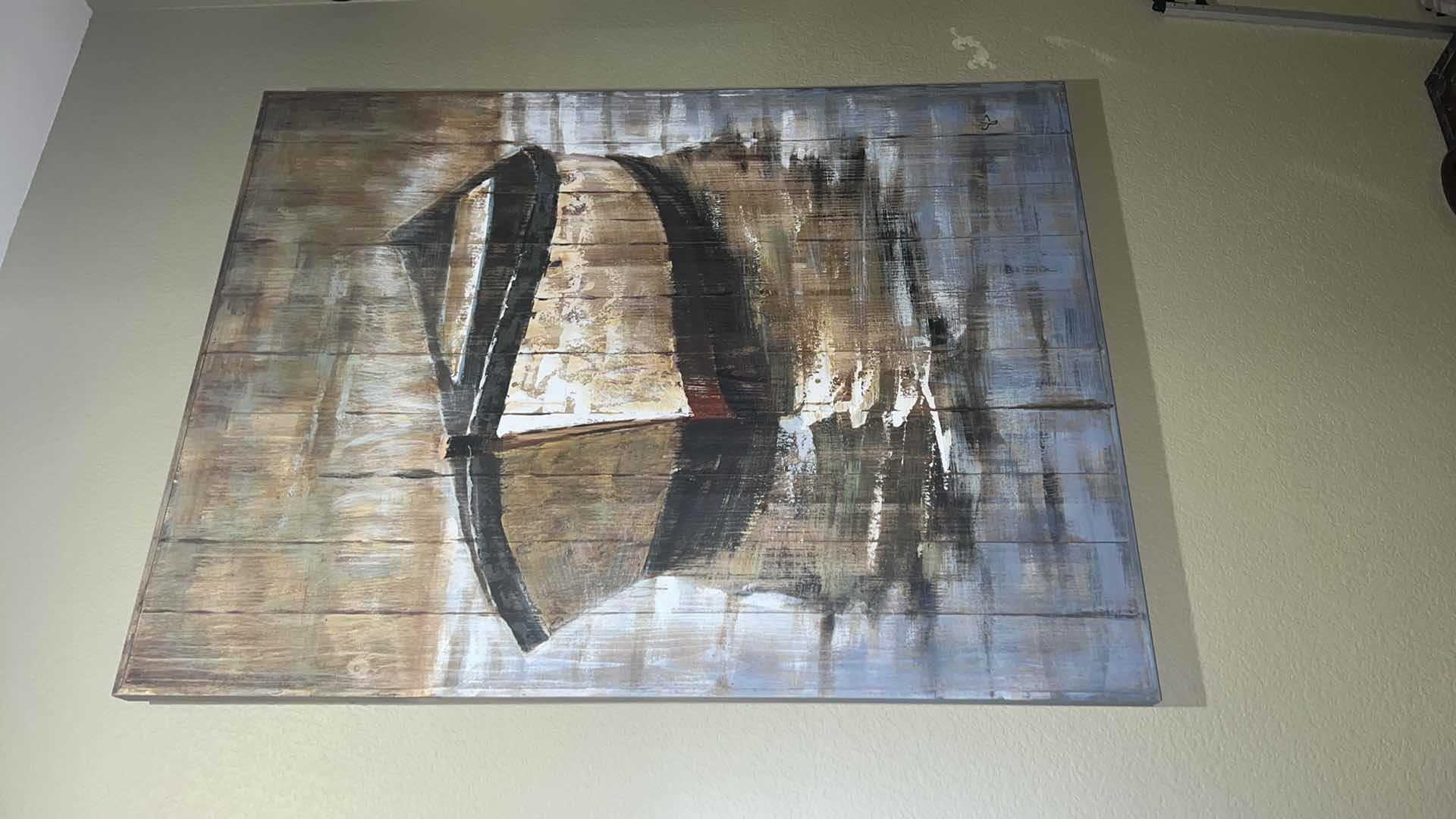 Photo 2 of DAY DREAM BOAT WOOD ART PRINT 36” x 48”