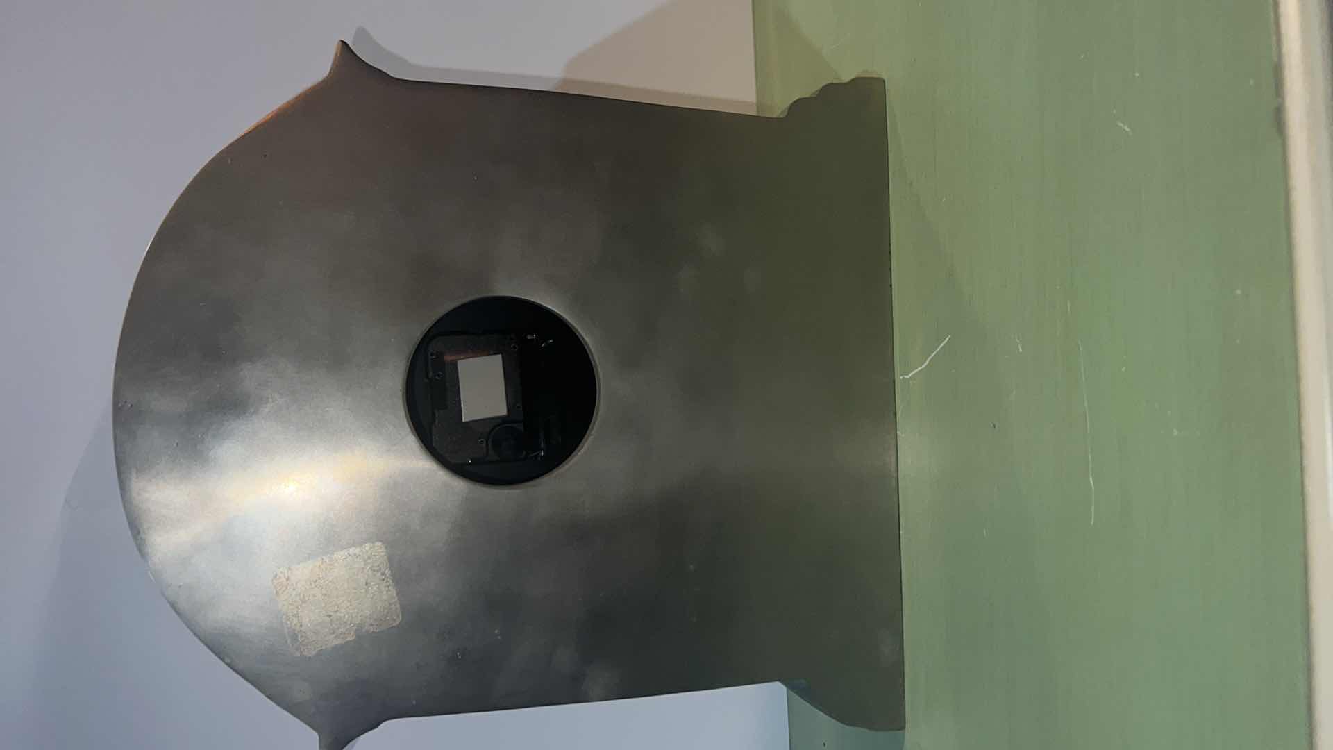 Photo 1 of HEAVY METAL STETSON MANTLE CLOCK 10” x 4” H 12”